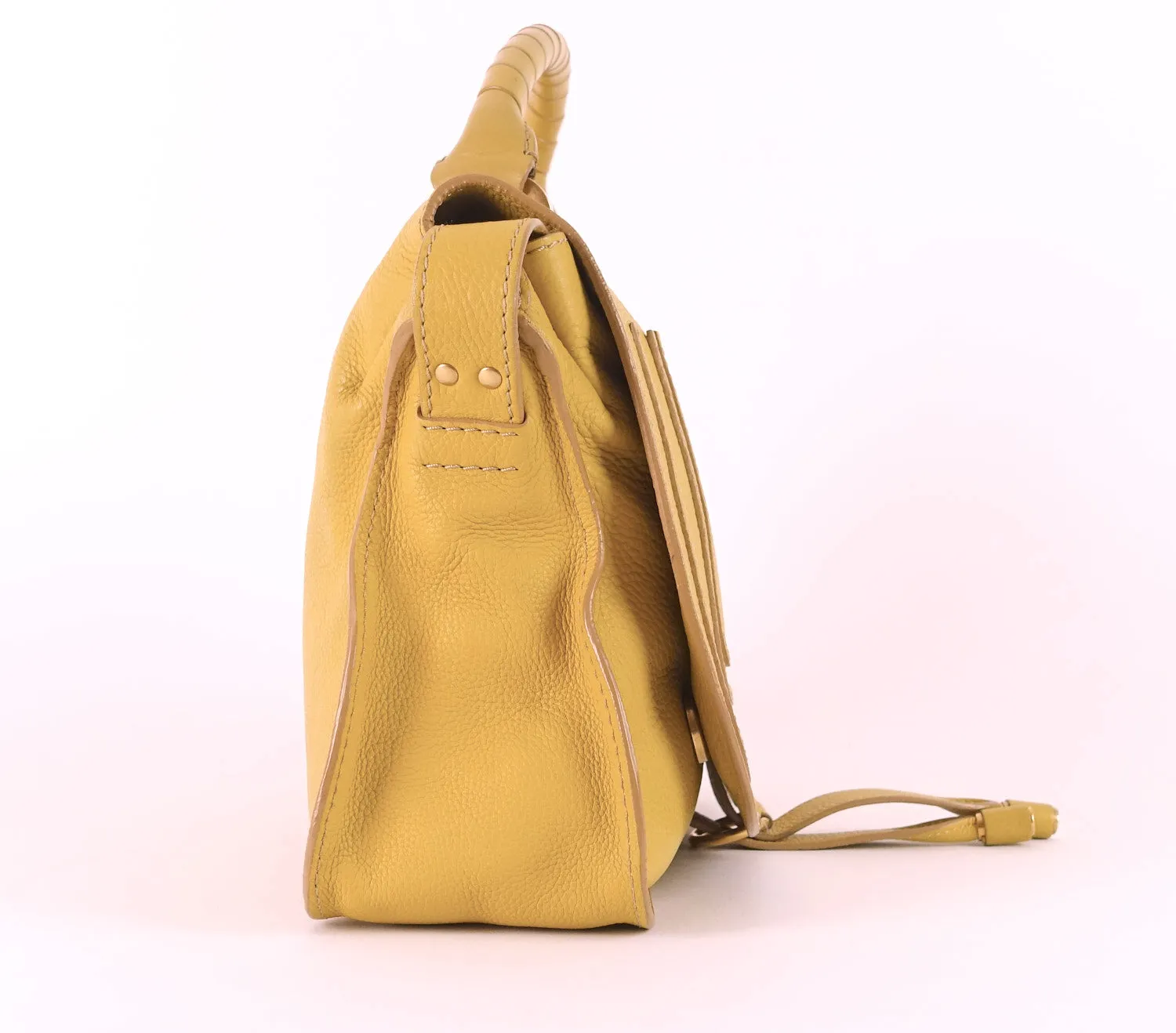 Marcie Top Handle Calfskin Leather Medium Bag Bags_Chloé
