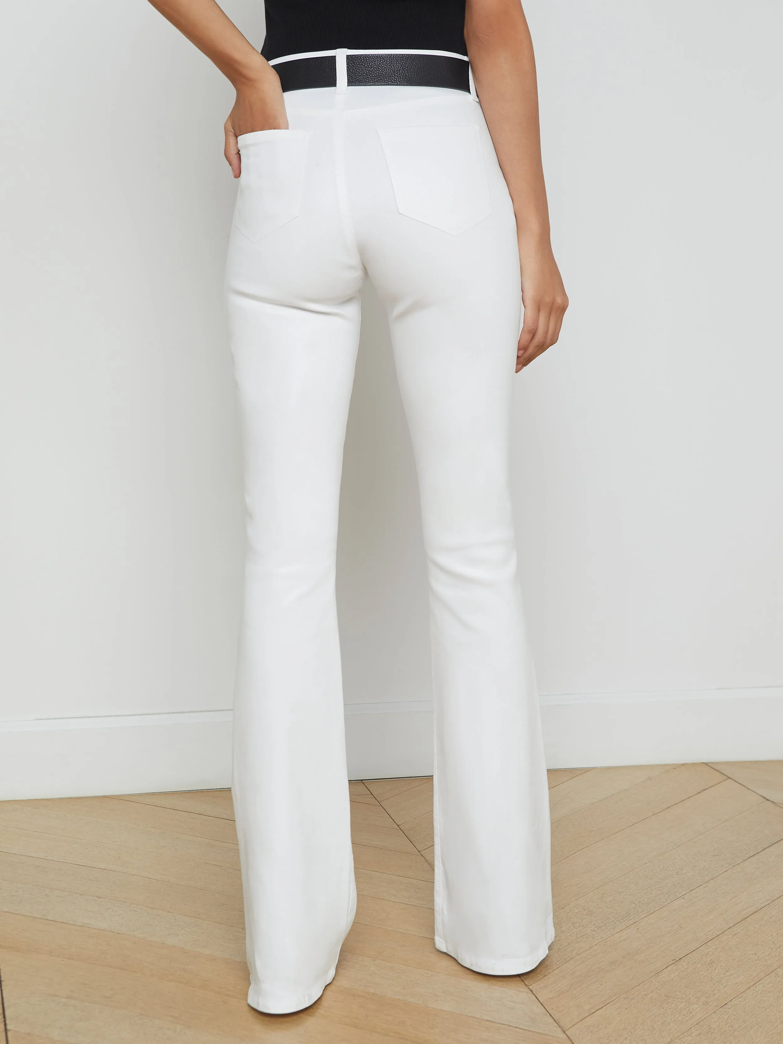 Marty Coated Flare Jean