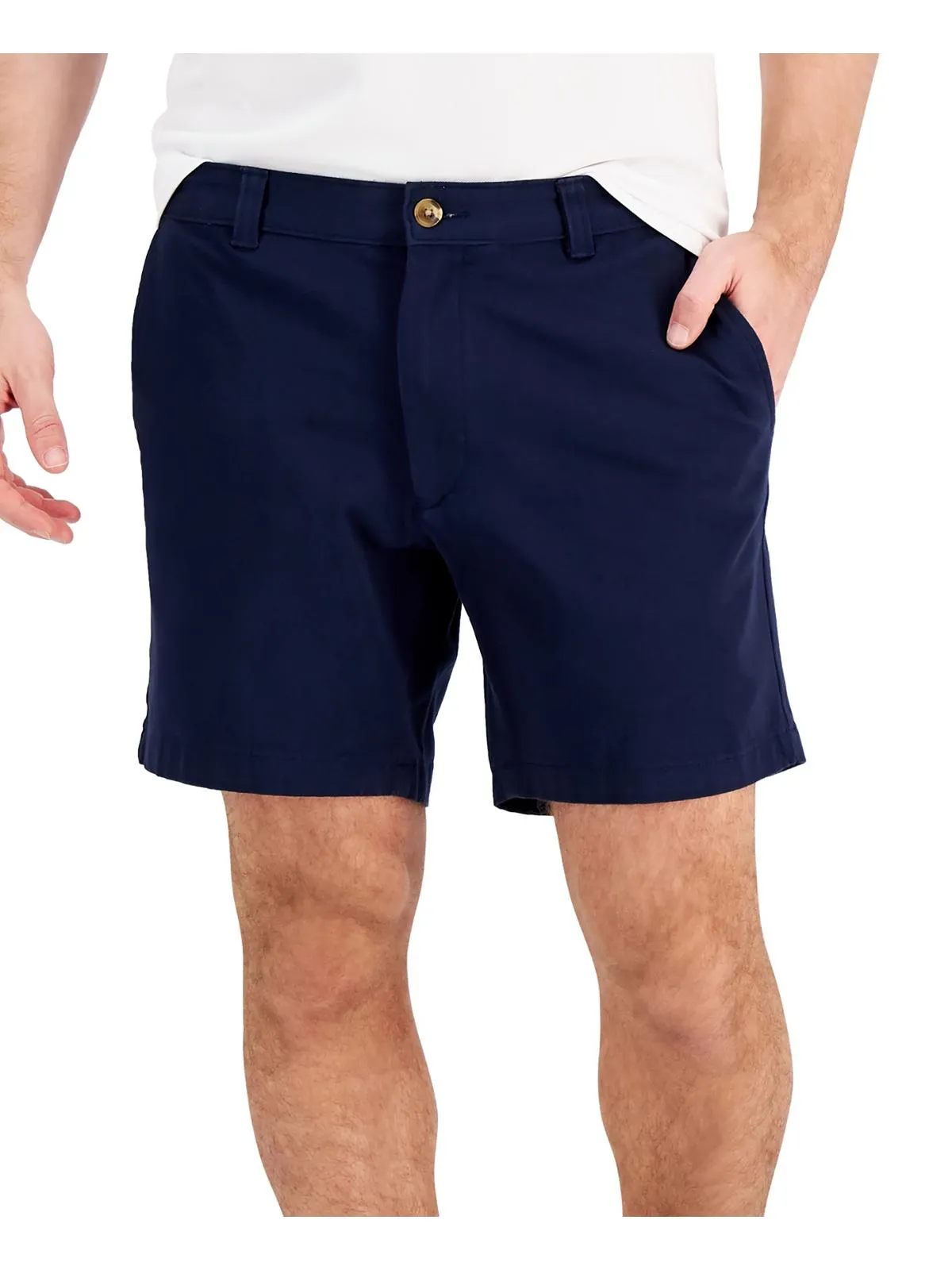 Mens Chino 7" Inseam Khaki Shorts