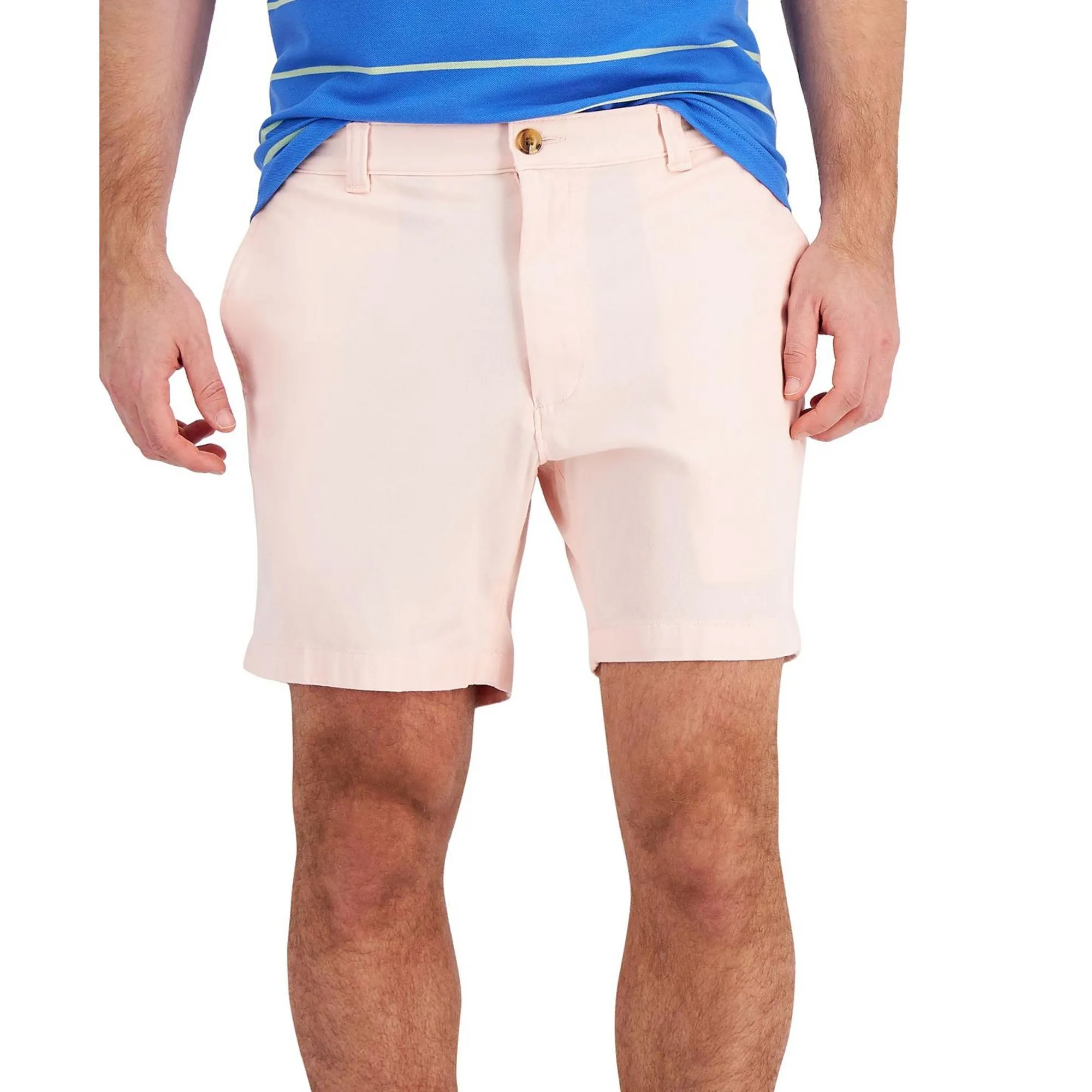 Mens Chino 7" Inseam Khaki Shorts
