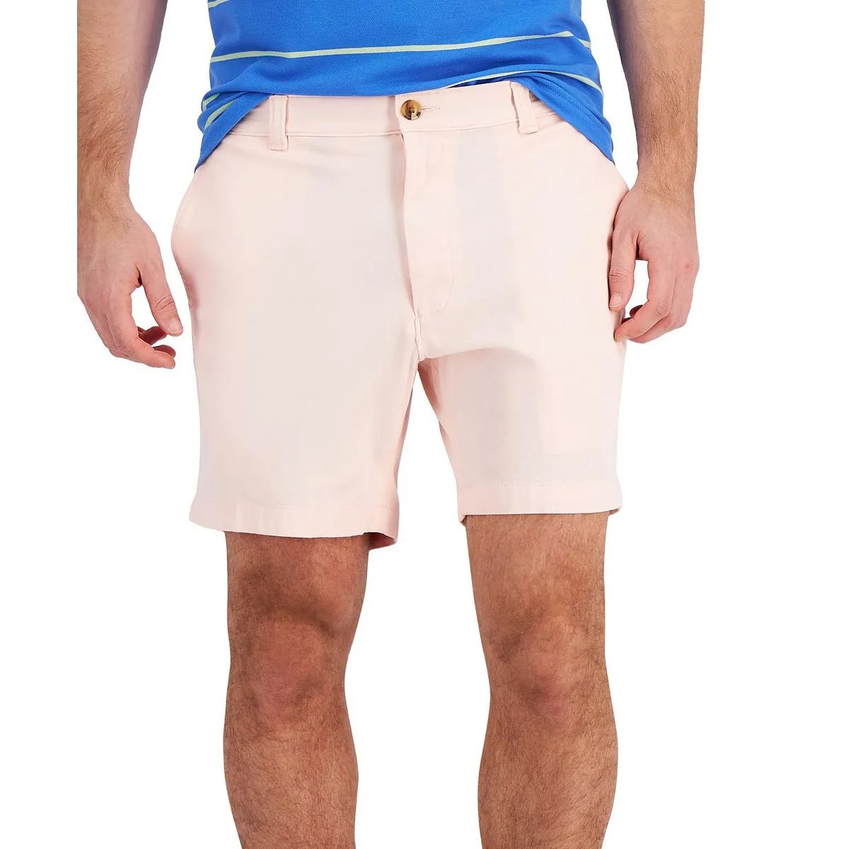 Mens Chino 7" Inseam Khaki Shorts