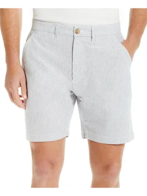Mens Cotton Striped Casual Shorts