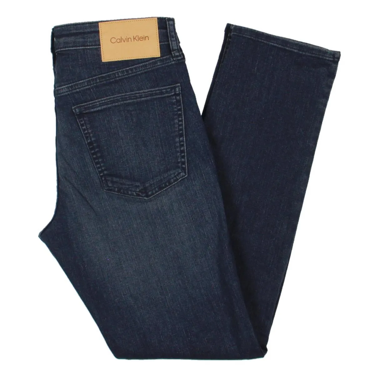 Mens Denim Stretch Straight Leg Jeans