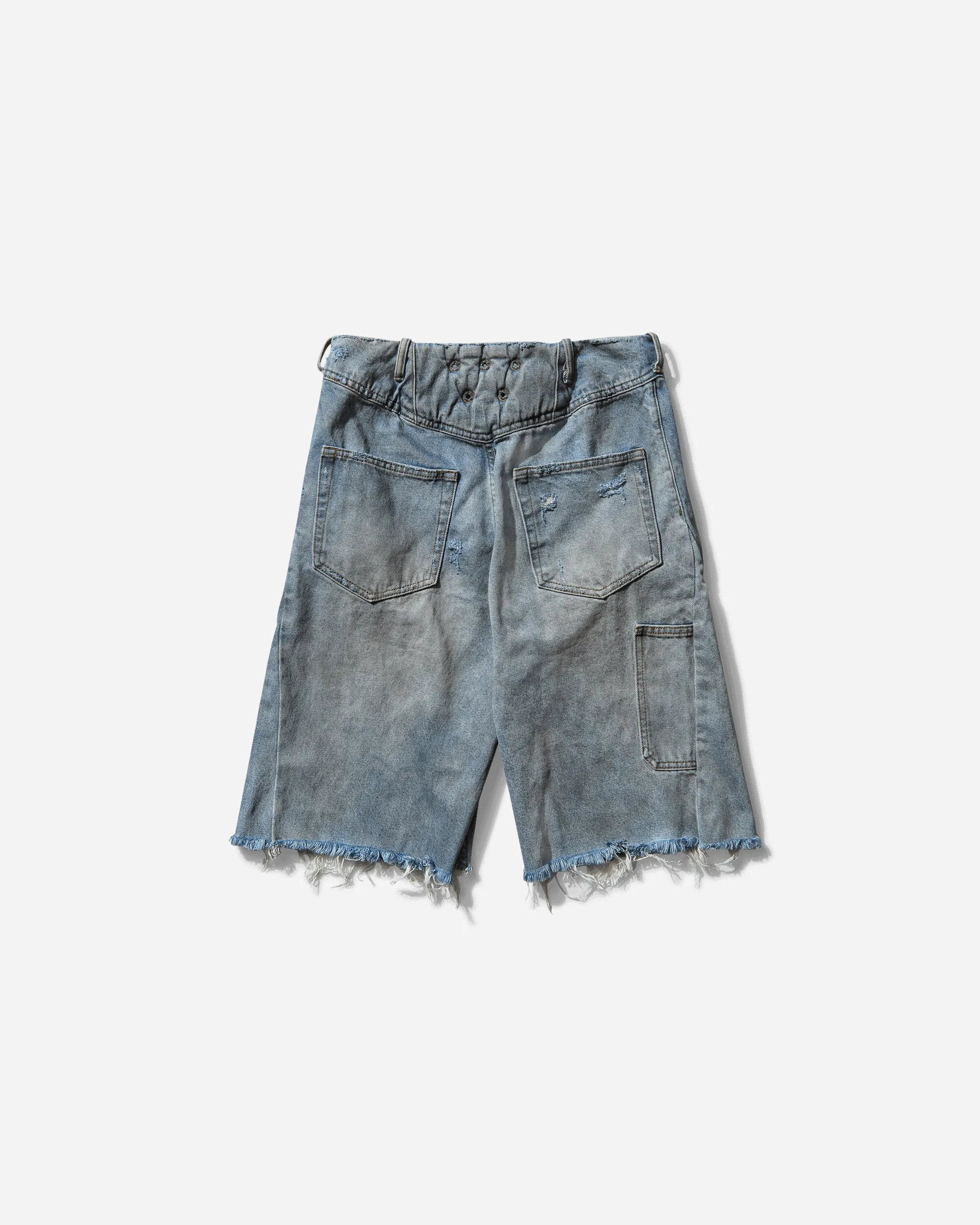 Men's Distressed Denim Shorts Blue