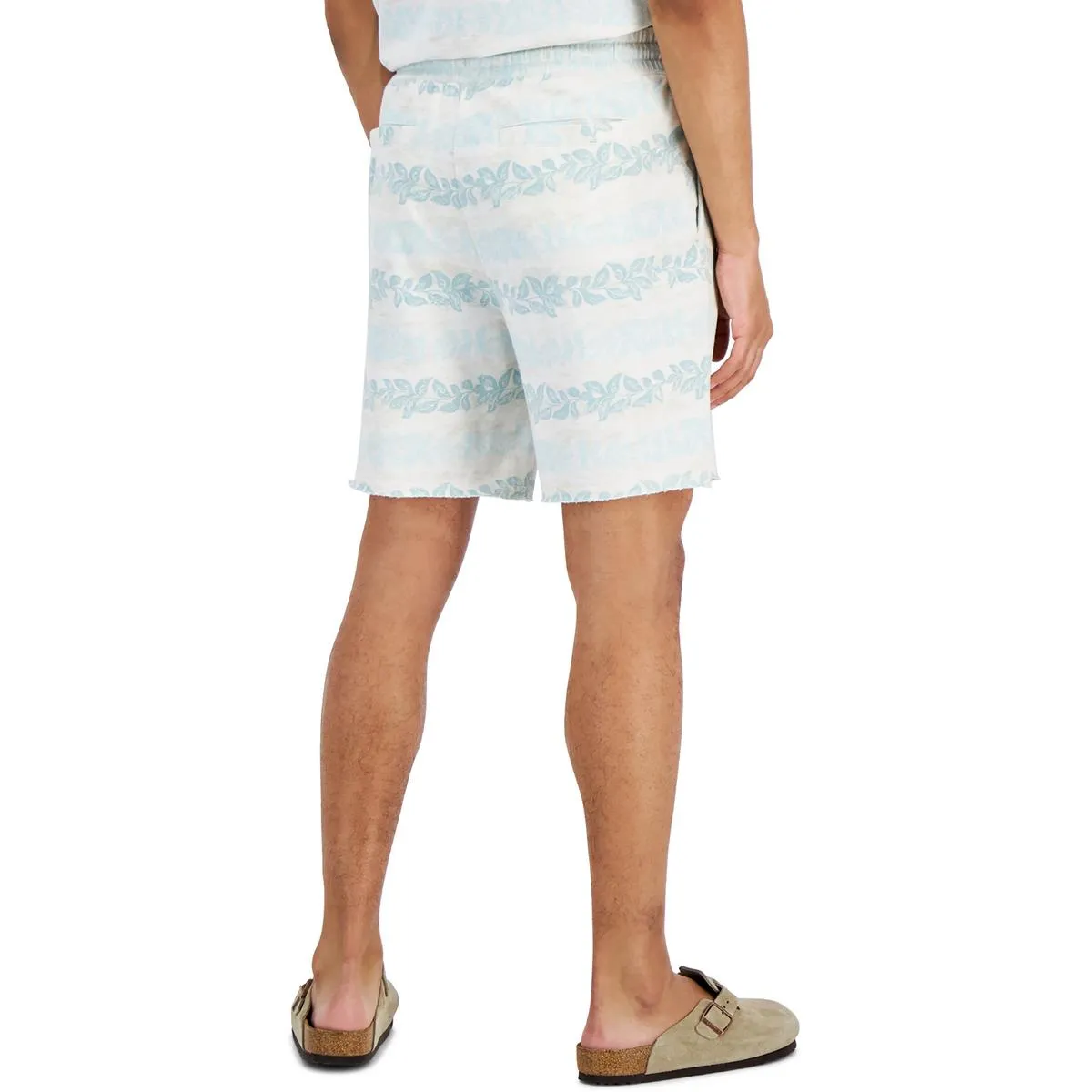 Mens Drawstring Elastic Casual Shorts