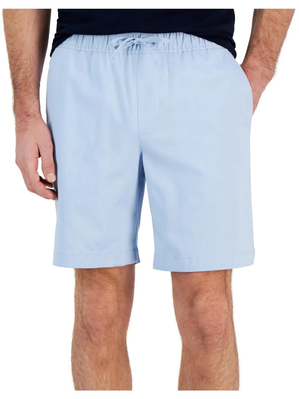 Mens Drawstring Pockets Casual Shorts