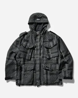 Men's JQ Shemagh Smock Jacket Black