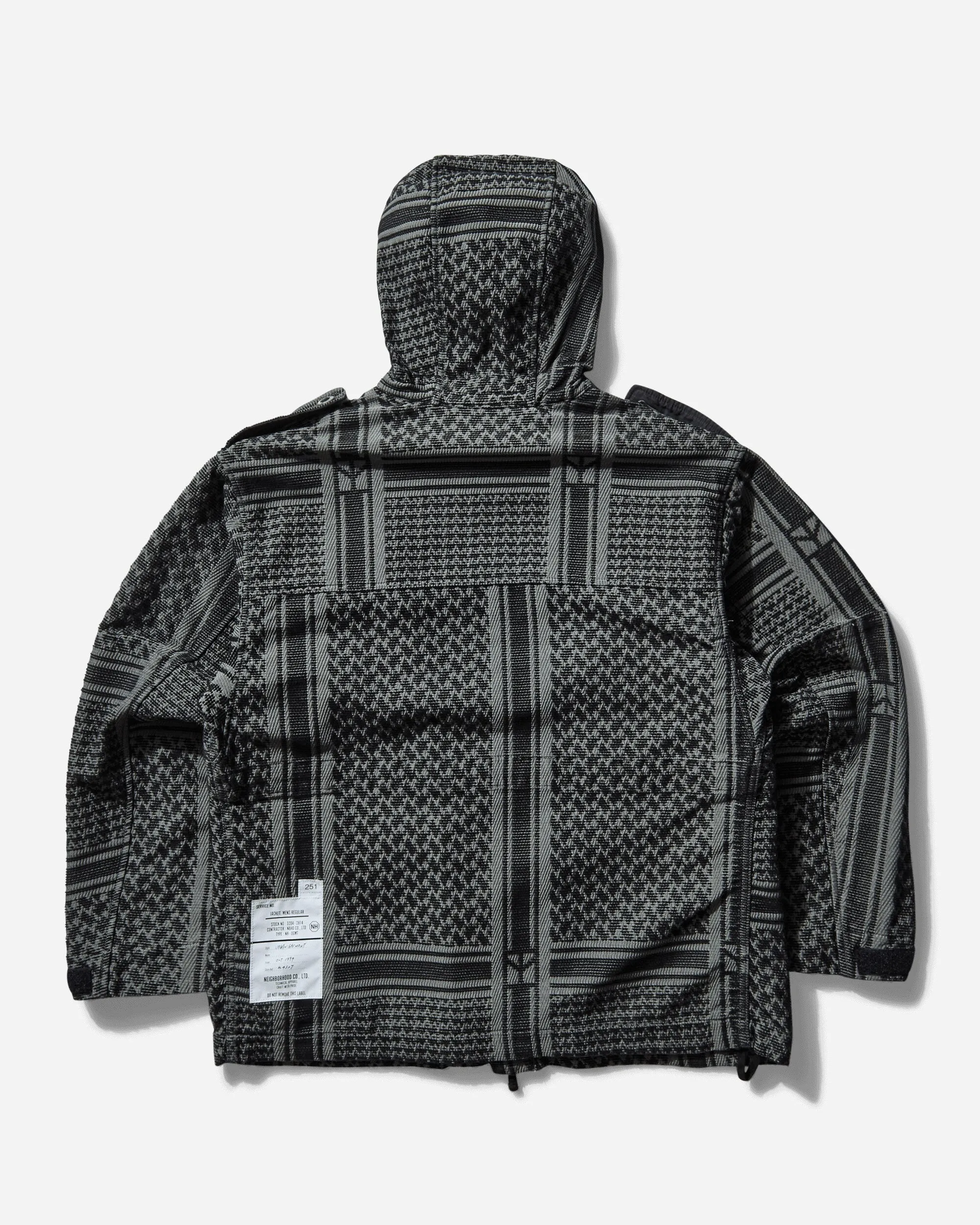 Men's JQ Shemagh Smock Jacket Black
