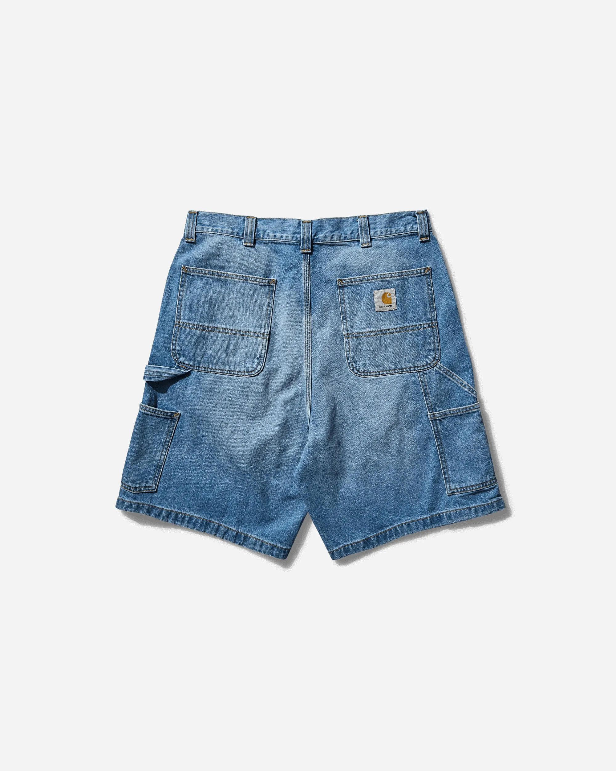 Men's OG Single Knee Shorts Blue (Burst Washed)