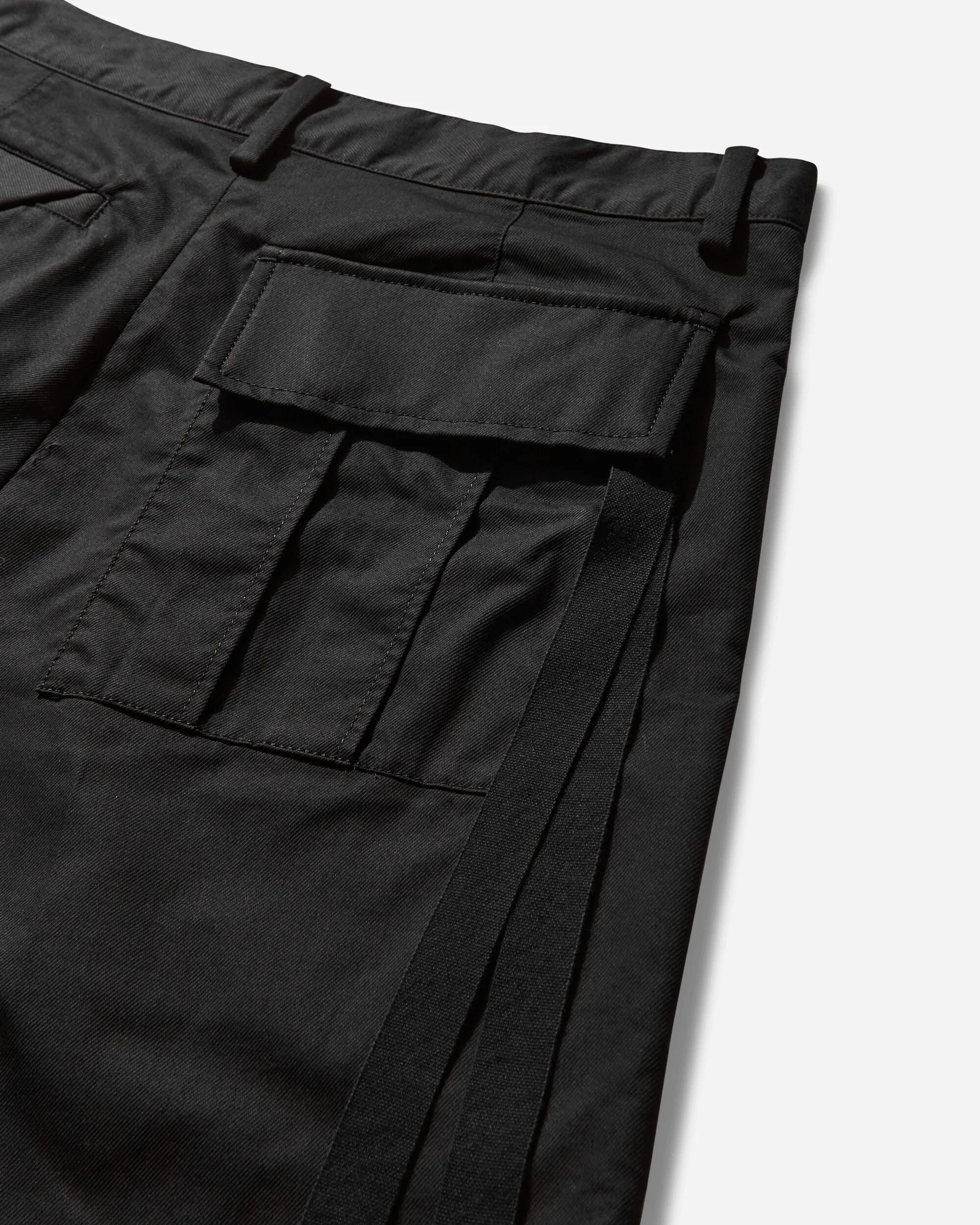 Men's Pleated Shorts Black