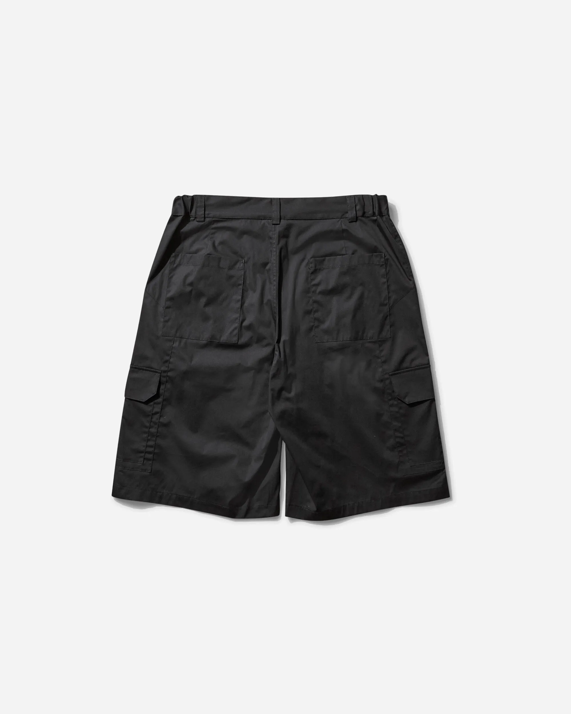 Men's Poplin Cargo Shorts Off Black