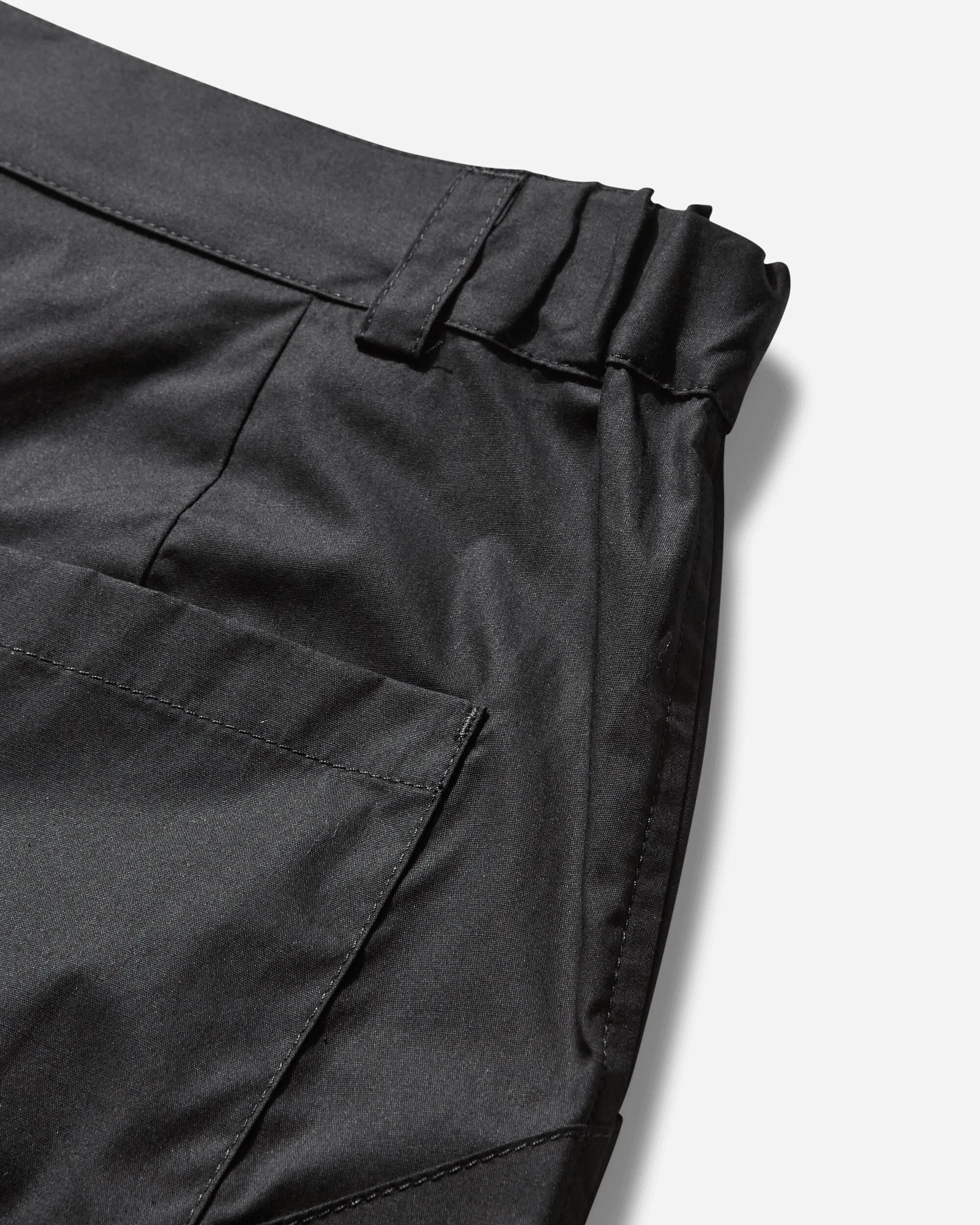 Men's Poplin Cargo Shorts Off Black