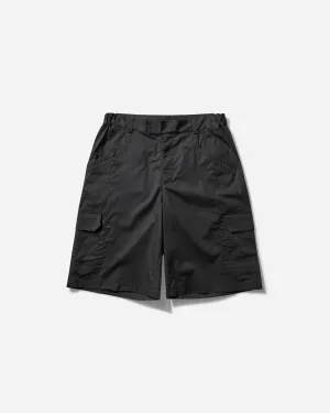 Men's Poplin Cargo Shorts Off Black