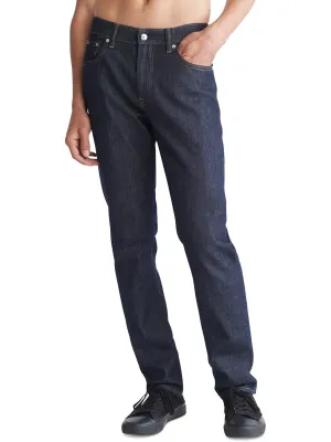 Mens Stretch Straight Slim Jeans