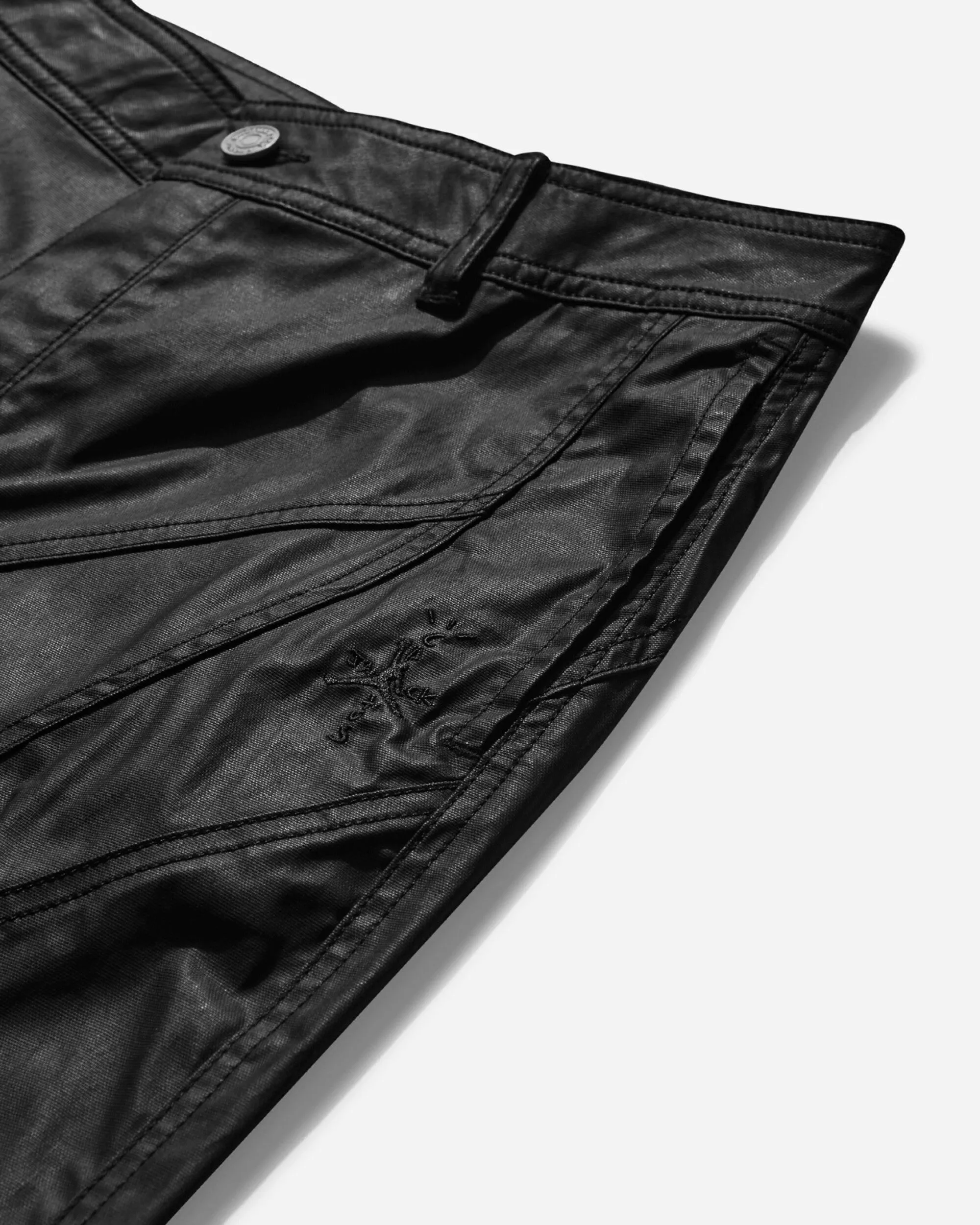 Men's Travis Scott Waxed Shorts Black