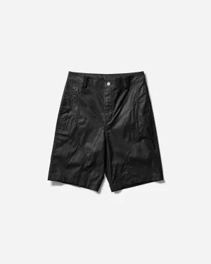 Men's Travis Scott Waxed Shorts Black