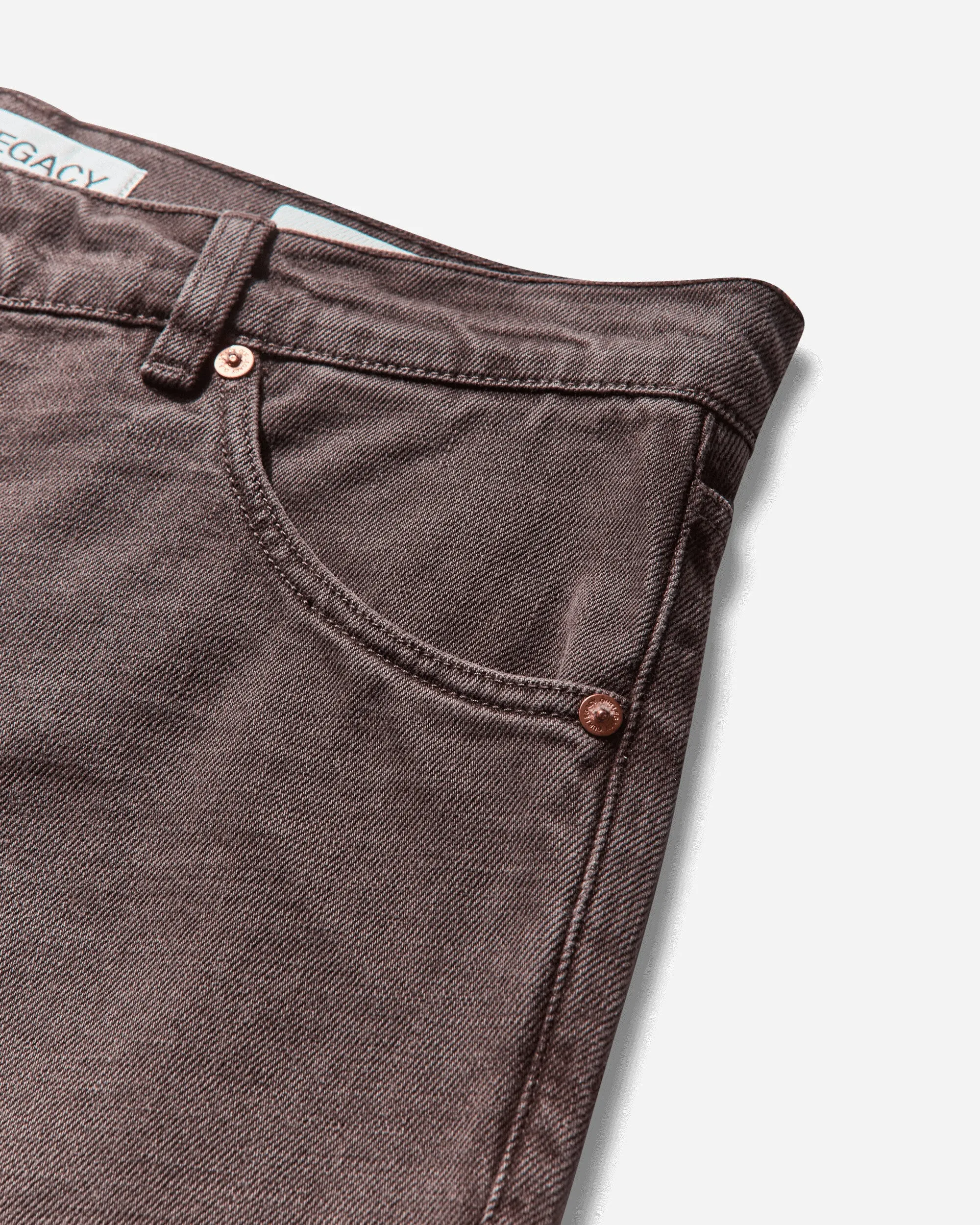Men's Vast Cut Jeans Royal Brown Overdye