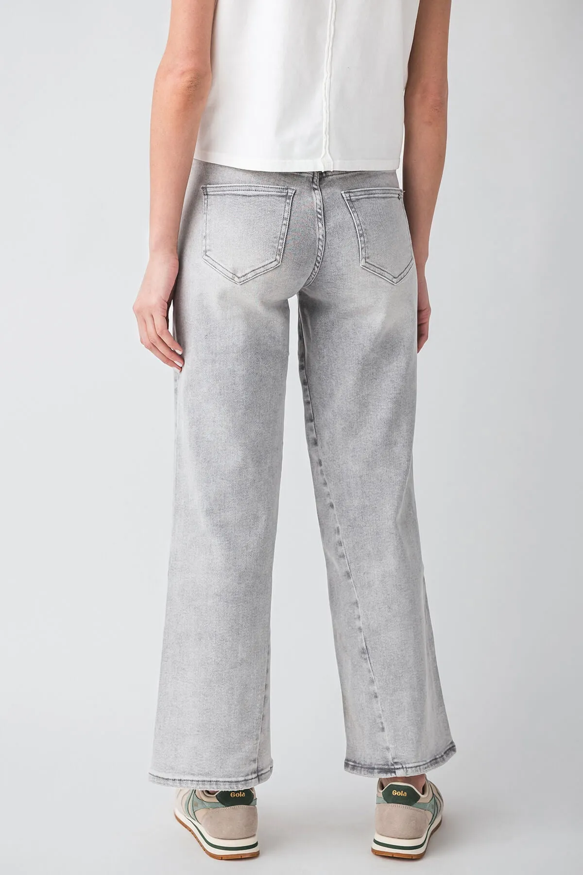 Mica Denim High Rise Wideleg Jeans