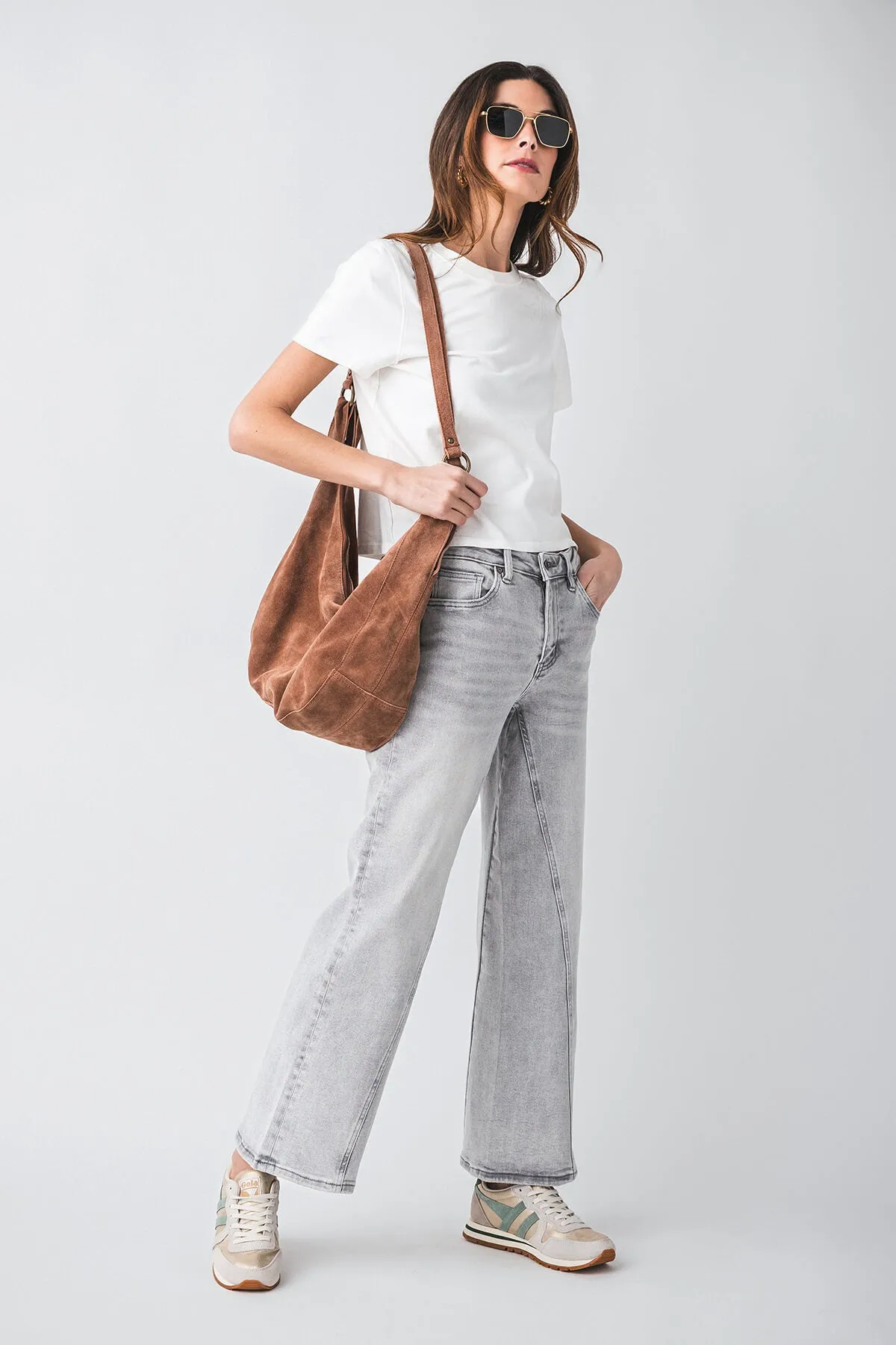 Mica Denim High Rise Wideleg Jeans