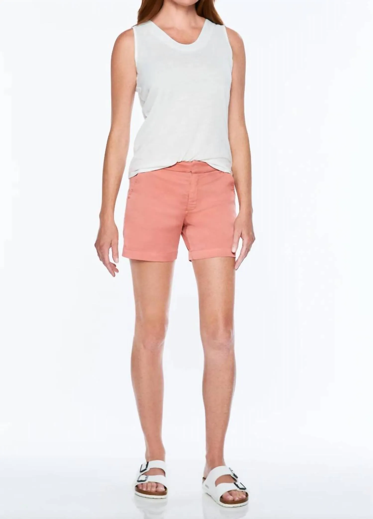 Mitchell Chino Short In Salmon