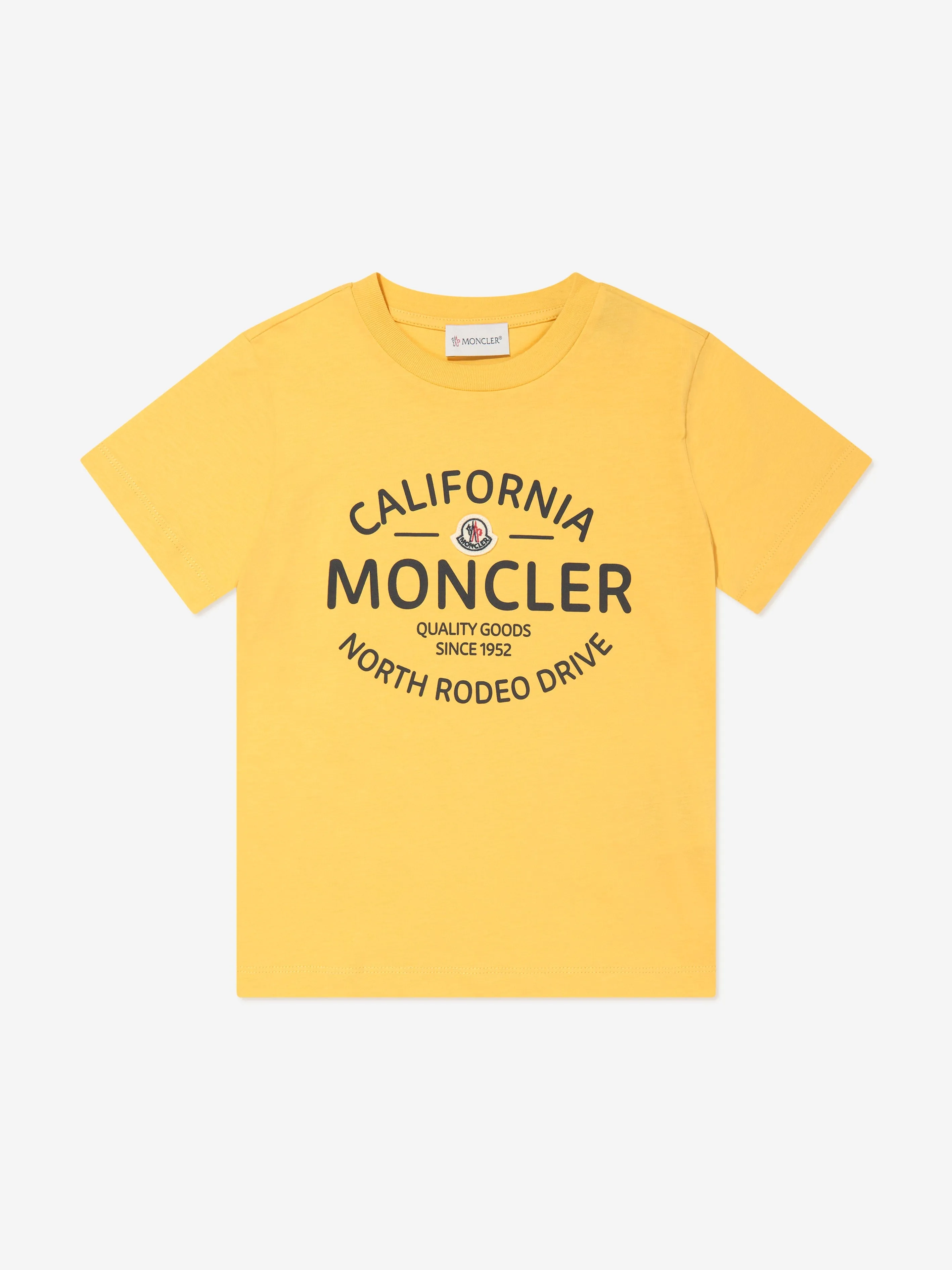 Moncler Enfant Boys Shorts Set in Yellow