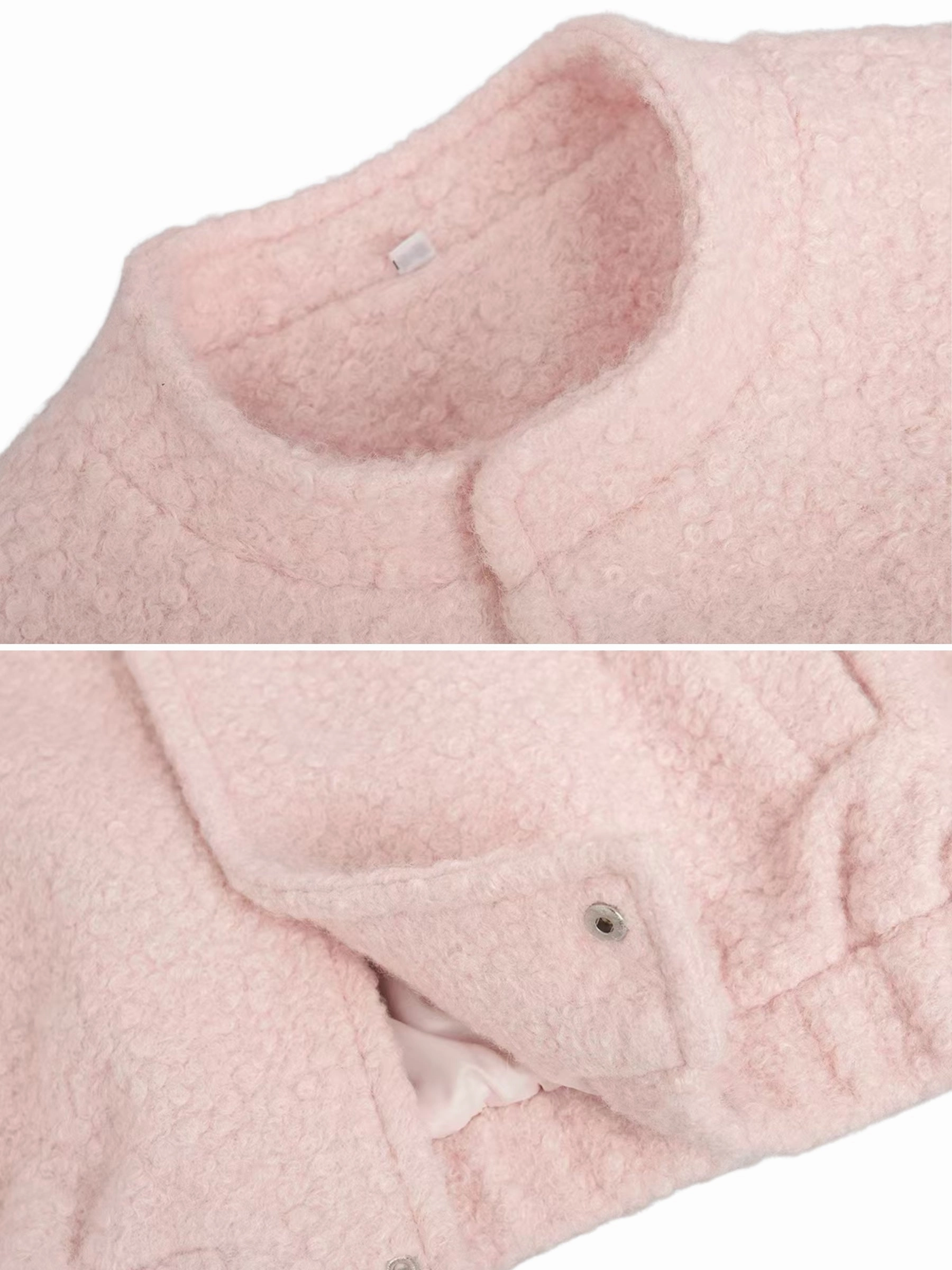 Nathaly Soft Pink Bouclé Jacket