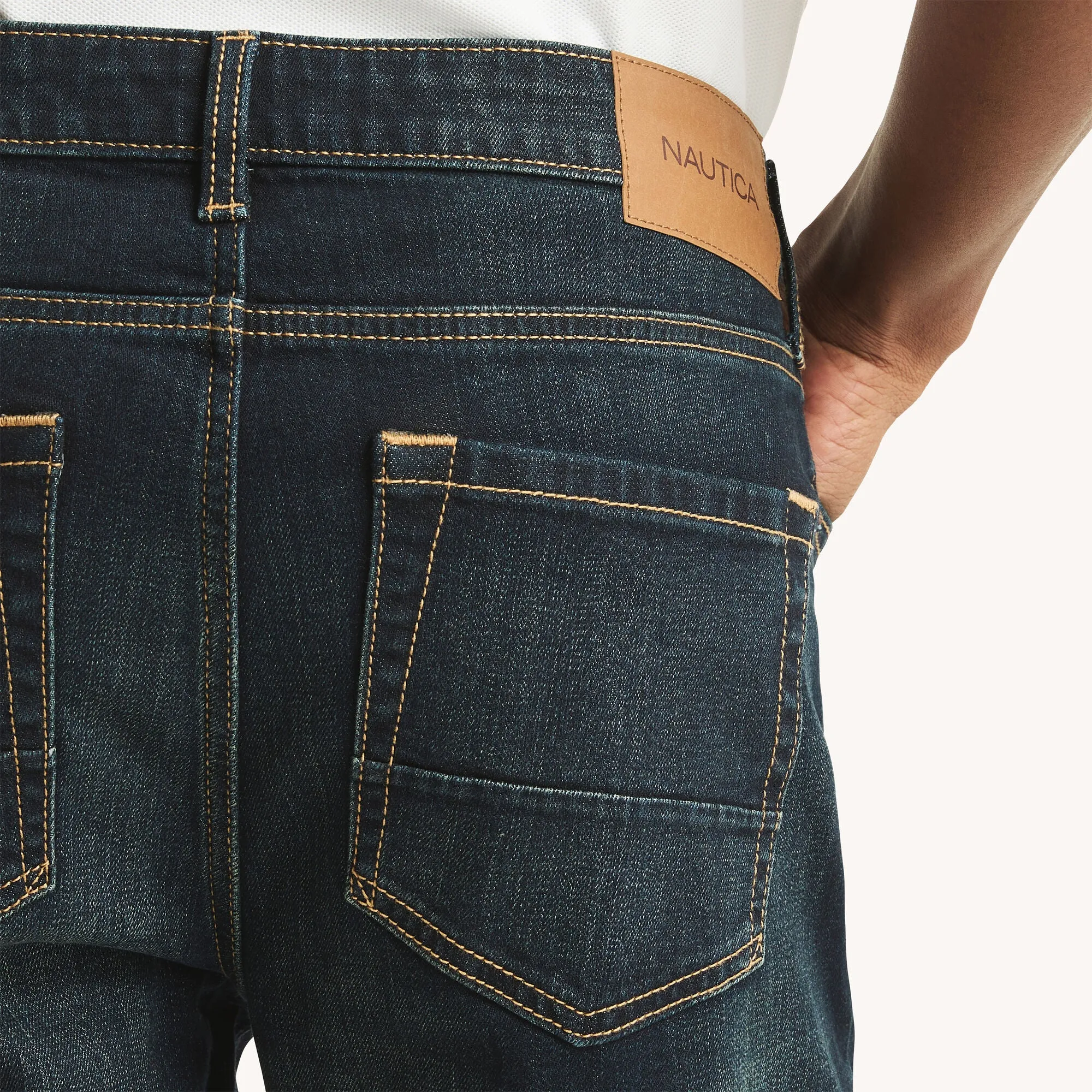 Nautica Mens Athletic Slim Stretch Denim