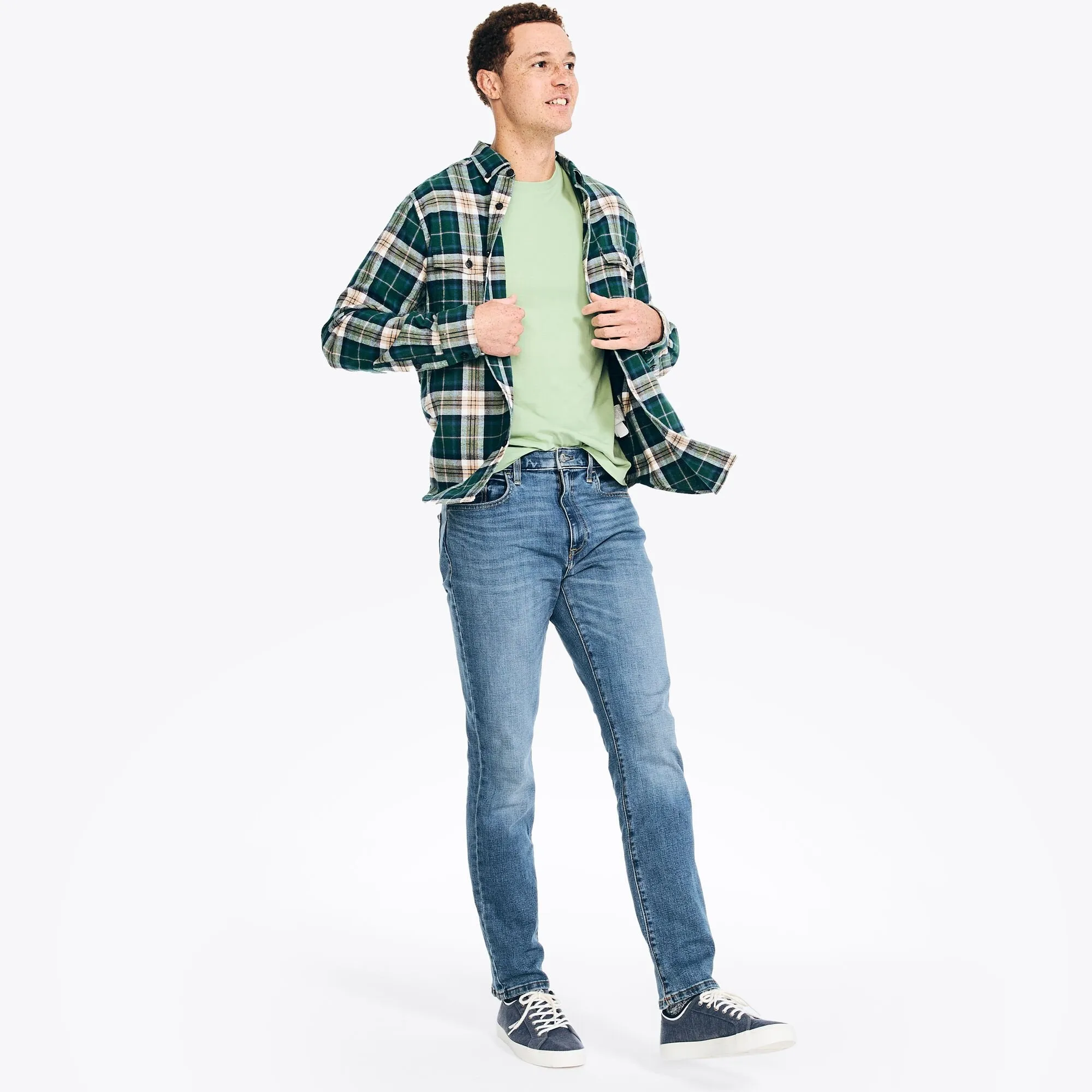 Nautica Mens Vintage Straight Stretch Denim