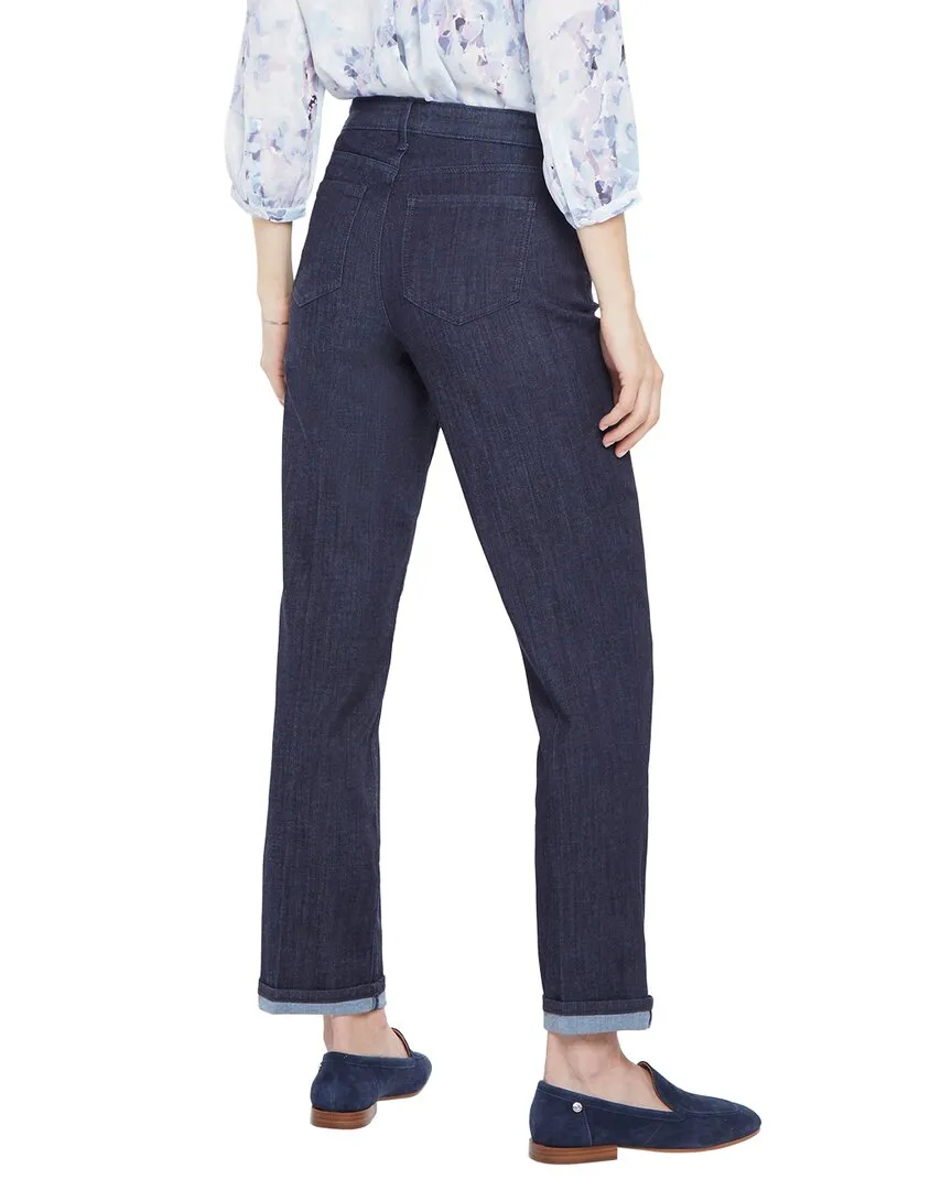 NYDJ Ankle Cuff Lightweight Rinse Straight Jean