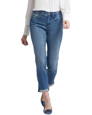 NYDJ Petite Margot Cascade Wave Girlfriend Jean