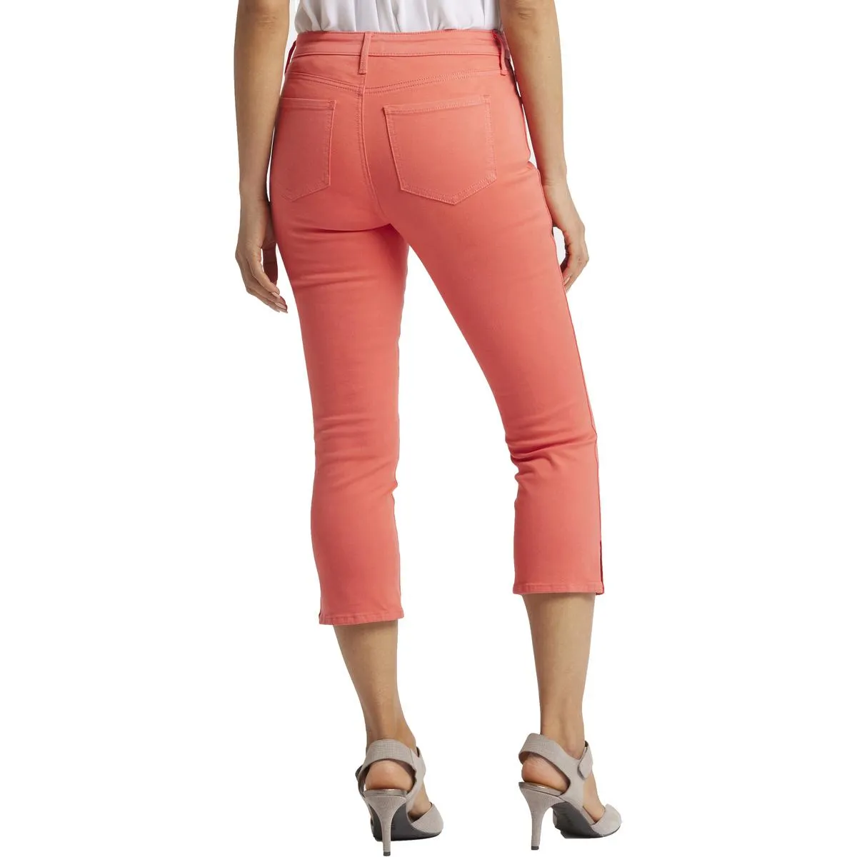 NYDJ Womens Chloe Crop Denim Capri Jeans