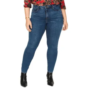NYDJ Womens Plus Ami High Waist Stret Skinny Jeans
