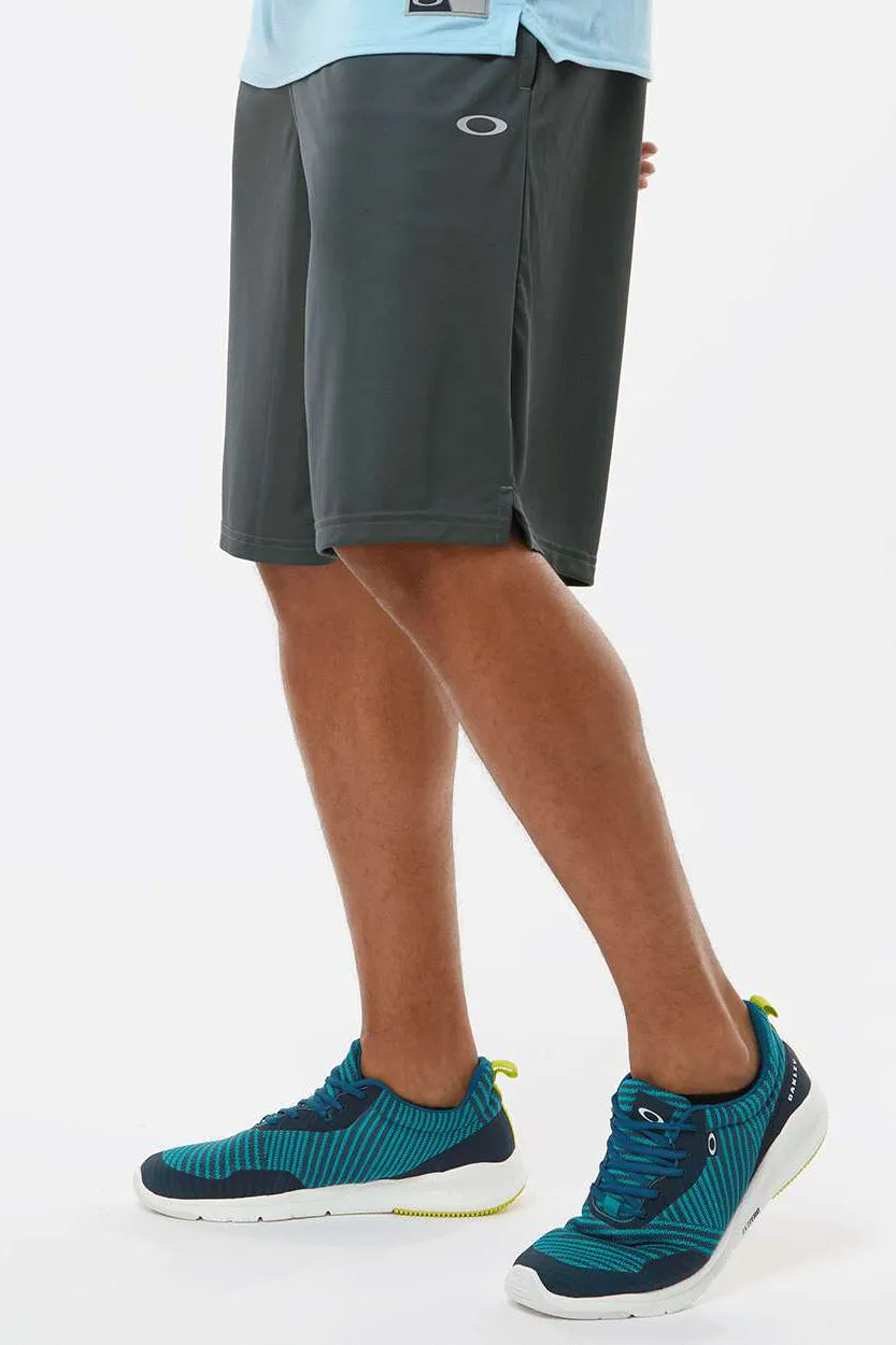 Oakley Mens Team Issue Hydrolix Shorts w/ Pockets - Forged Iron Grey - Closeout