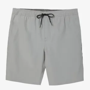 Oneill Reserve Elastic Waist Hybrid 18" Shorts - Light Grey