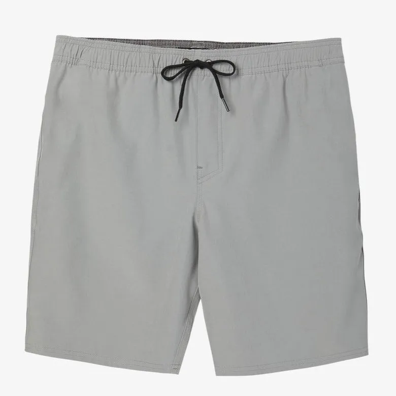 Oneill Reserve Elastic Waist Hybrid 18" Shorts - Light Grey