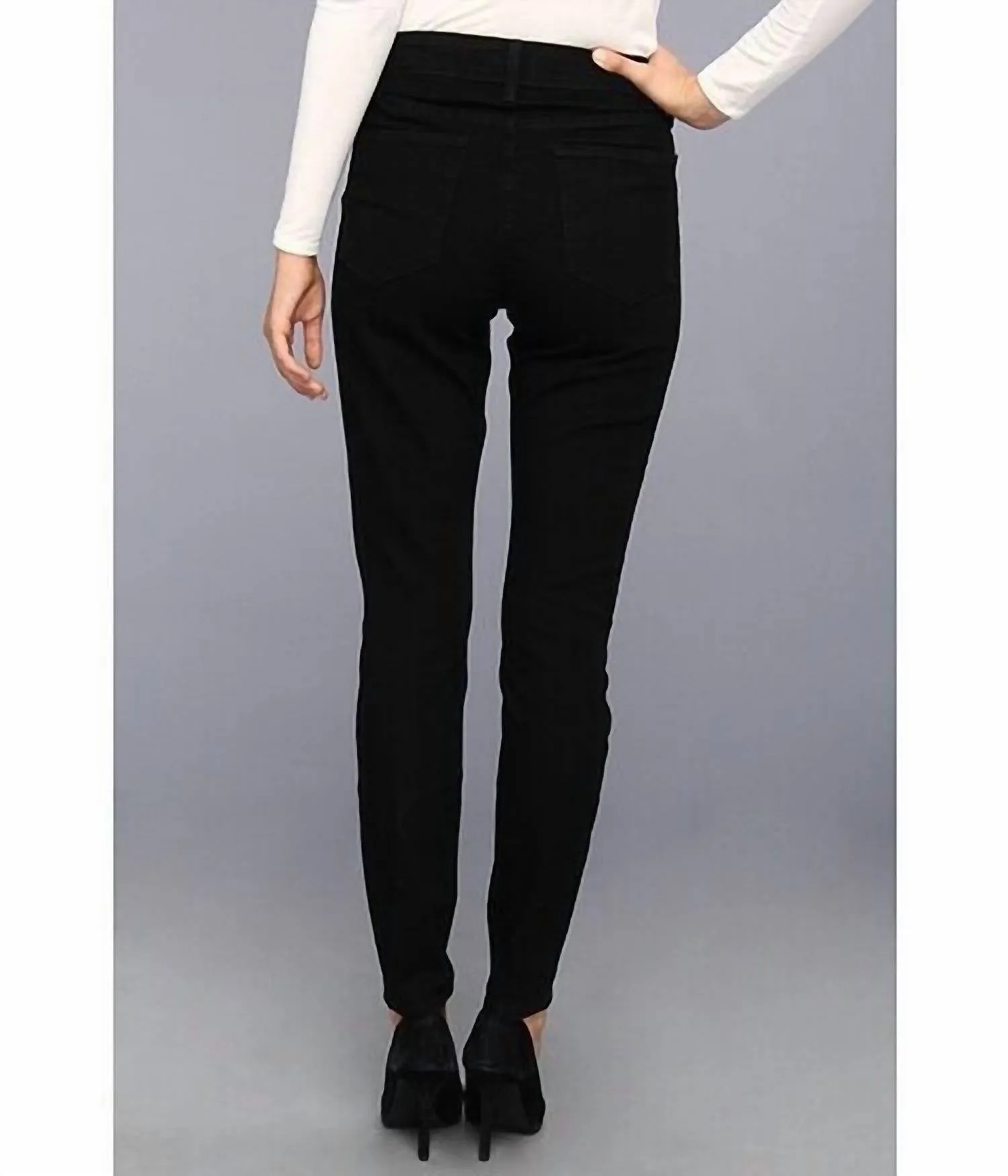 Original Slimming Fit Racer Panels Skinny Jeans In Black