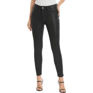 Paige Womens Coated Rayon Ankle Jeans