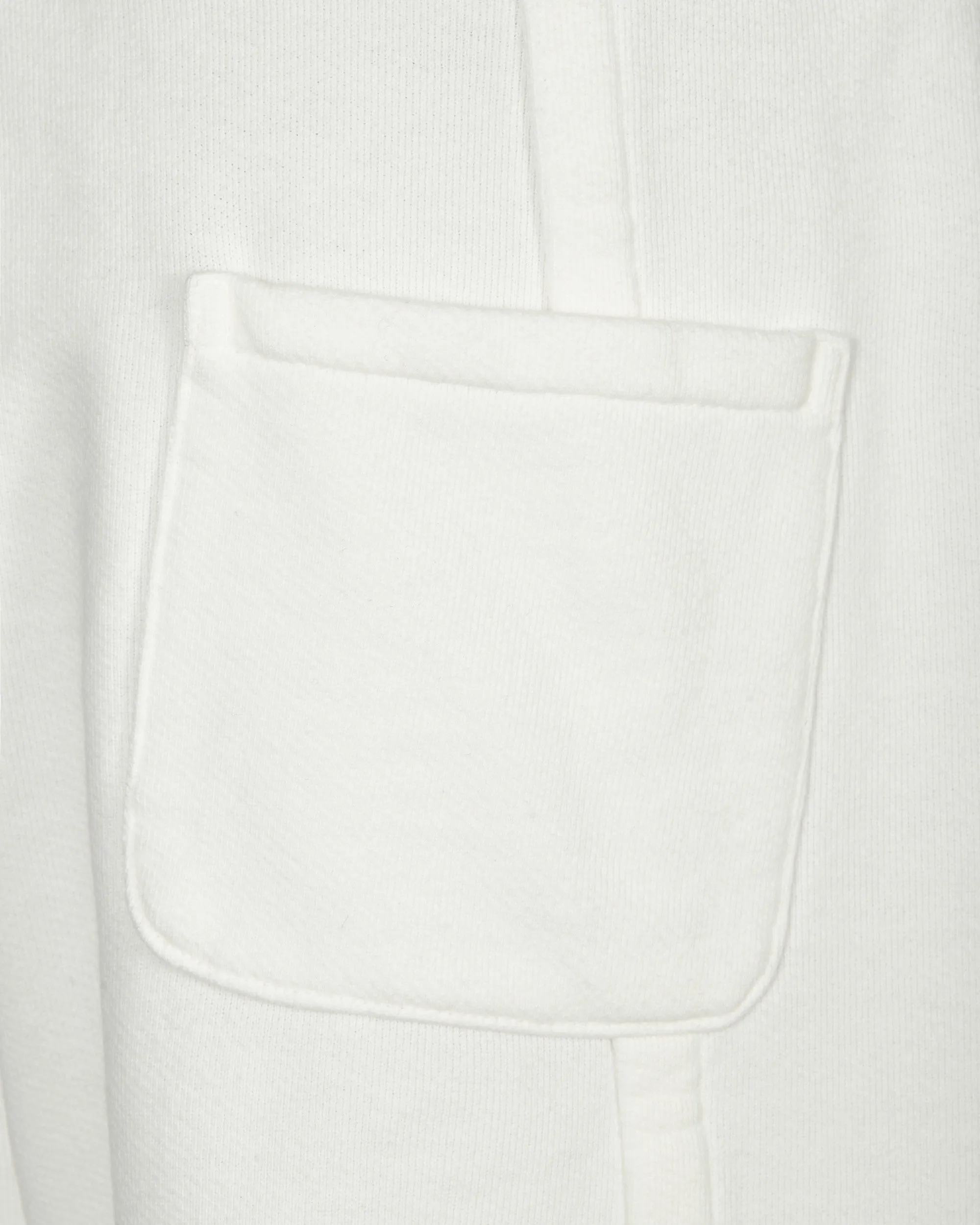 Panel Boxy Shorts White