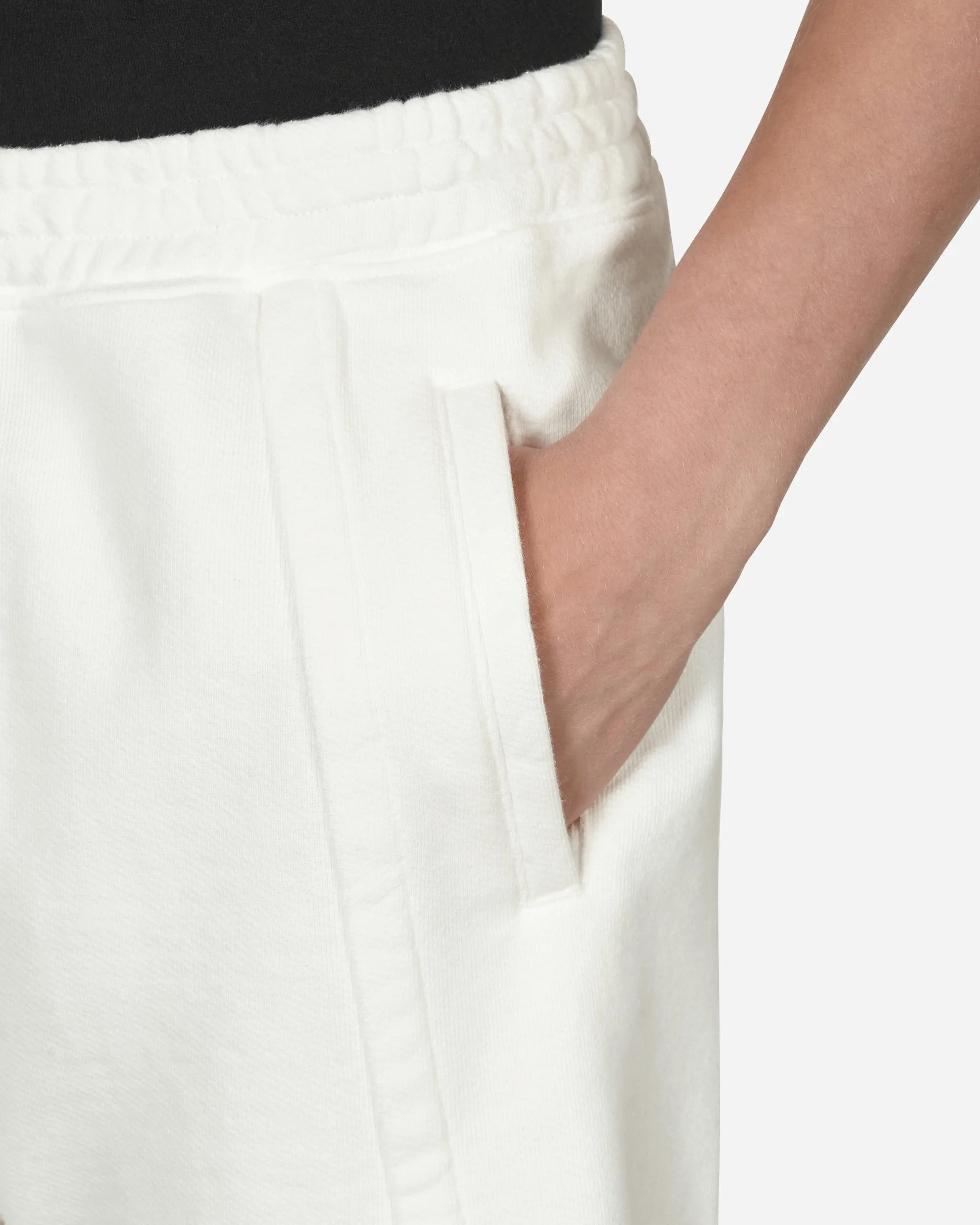 Panel Boxy Shorts White