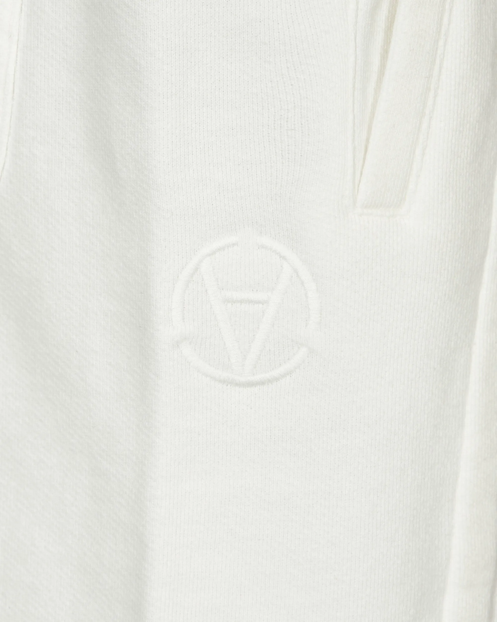 Panel Boxy Shorts White