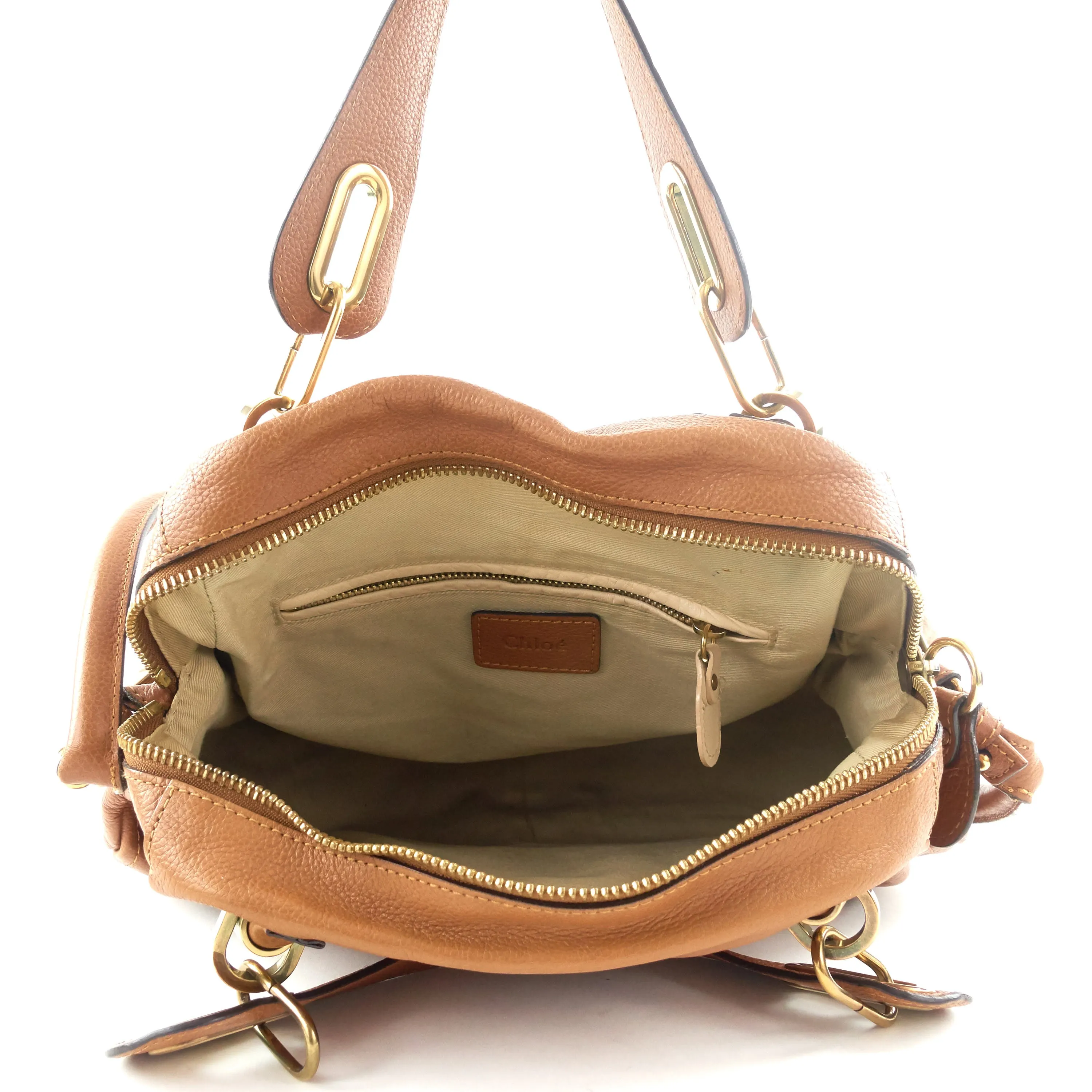 Paraty Leather Medium Shoulder Bag Bags_Chloé