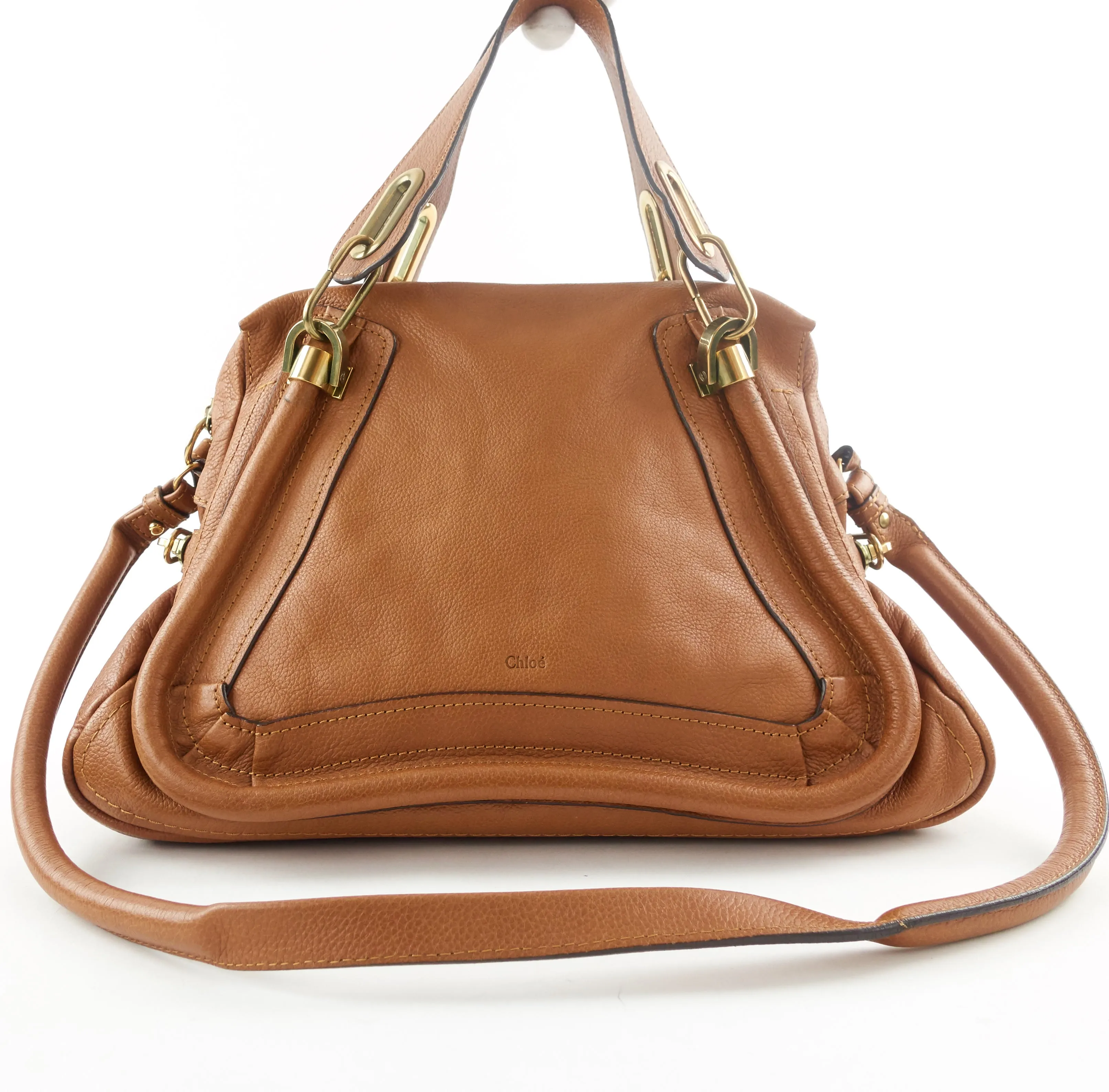 Paraty Leather Medium Shoulder Bag Bags_Chloé