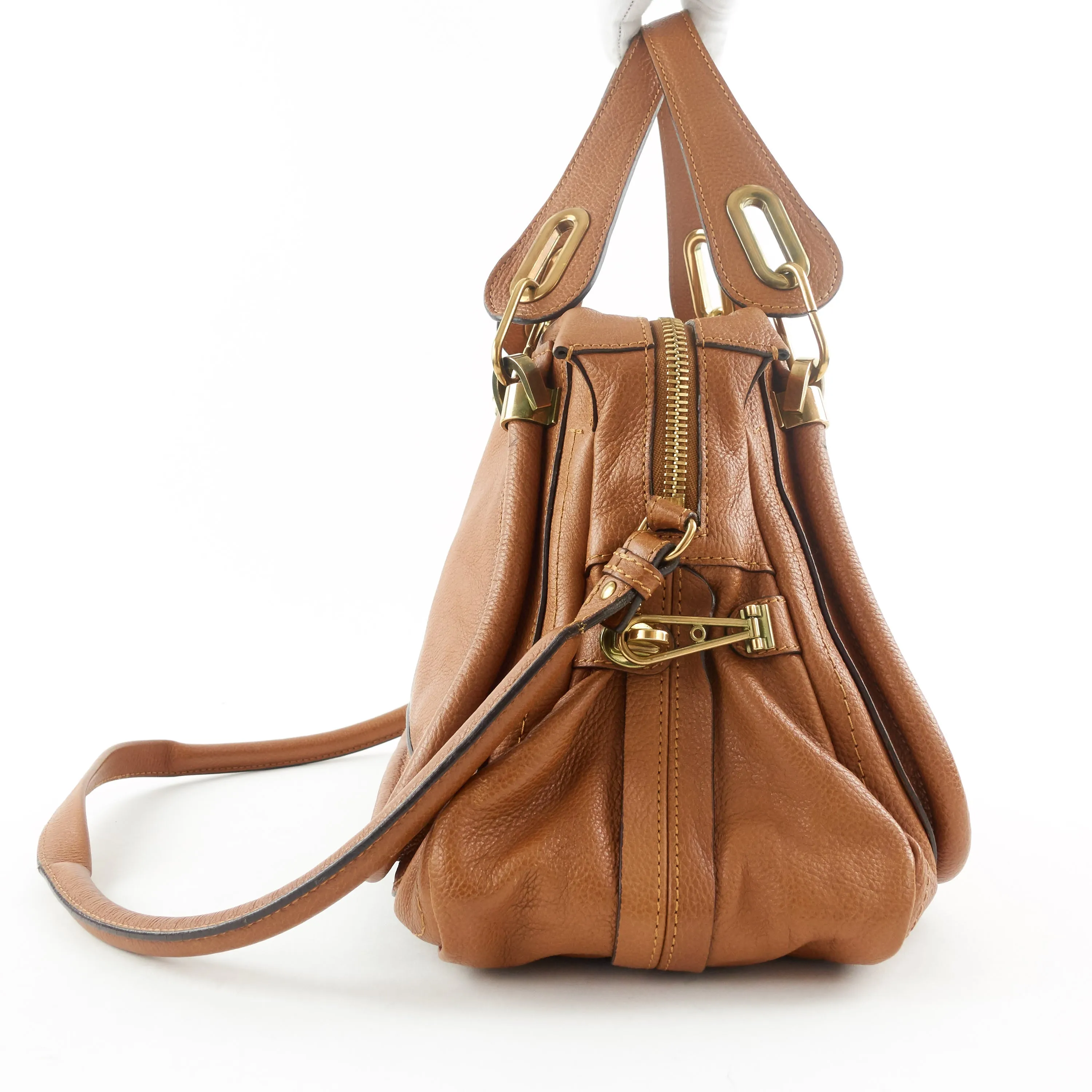 Paraty Leather Medium Shoulder Bag Bags_Chloé