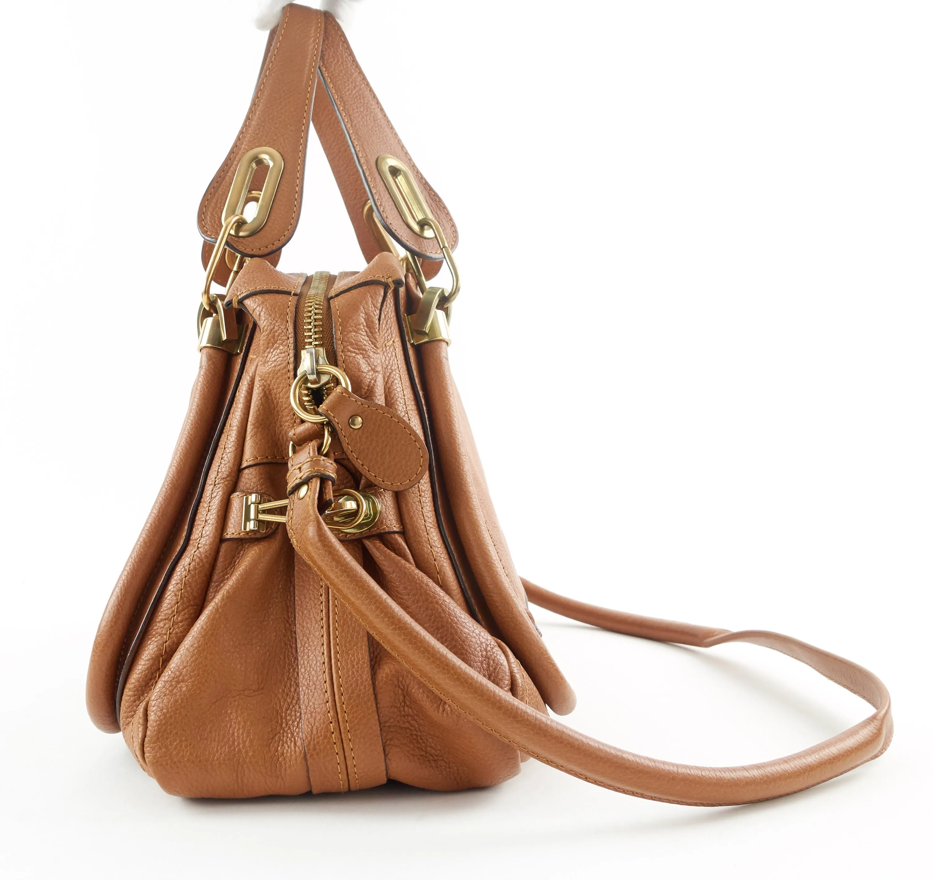 Paraty Leather Medium Shoulder Bag Bags_Chloé