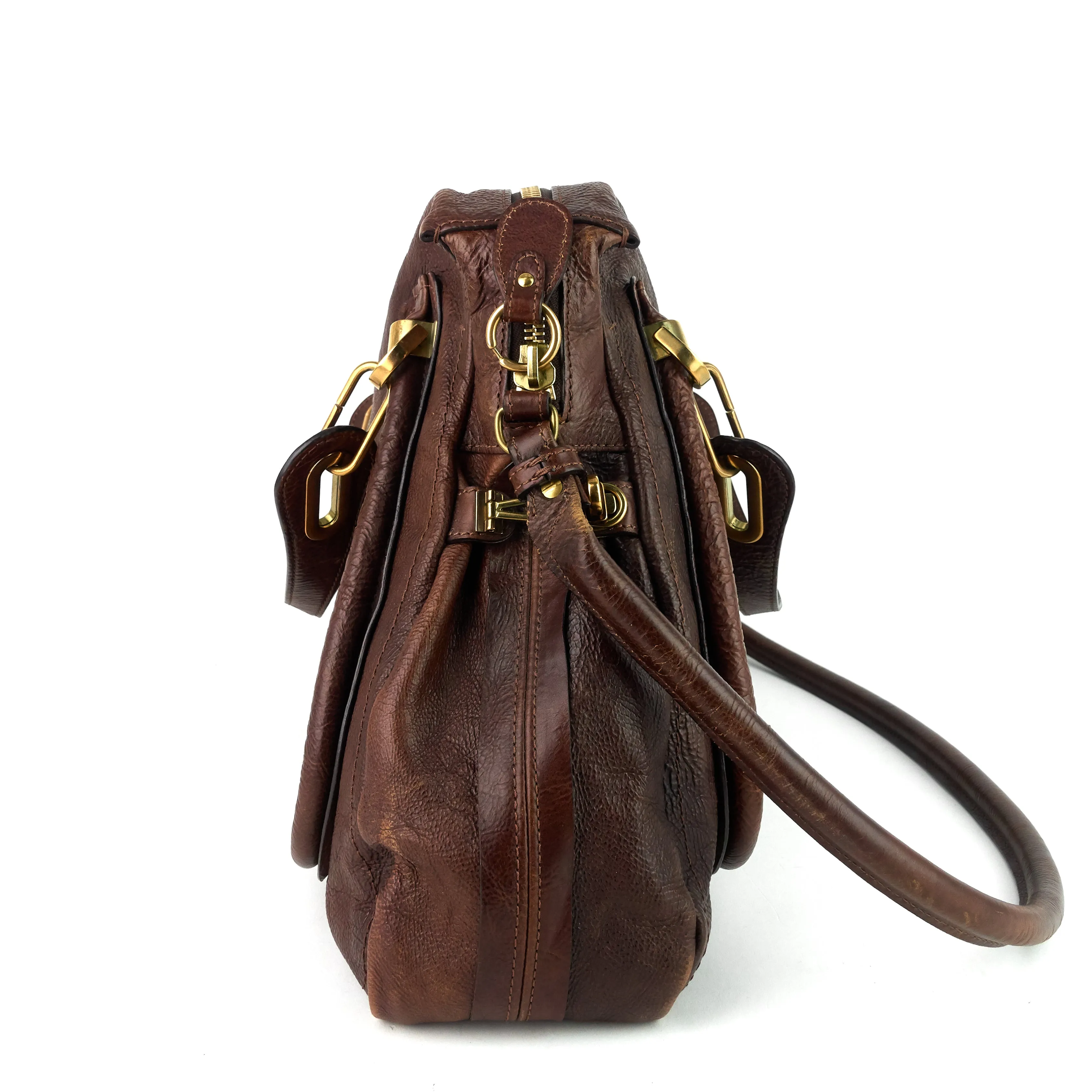 Paraty Medium Leather Shoulder Bag Bags_Chloé