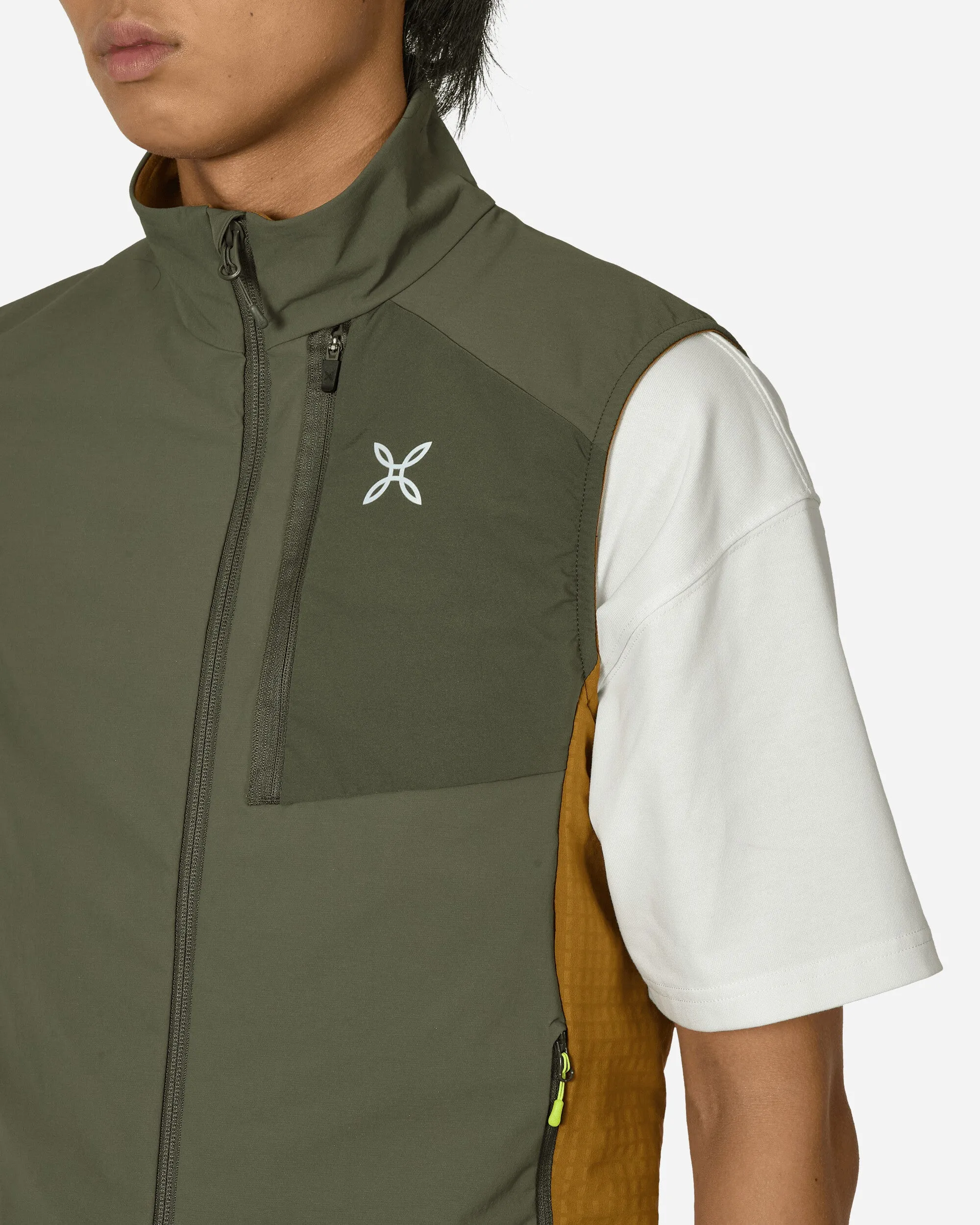 Peak Vest Sage Green / Bronze Brown