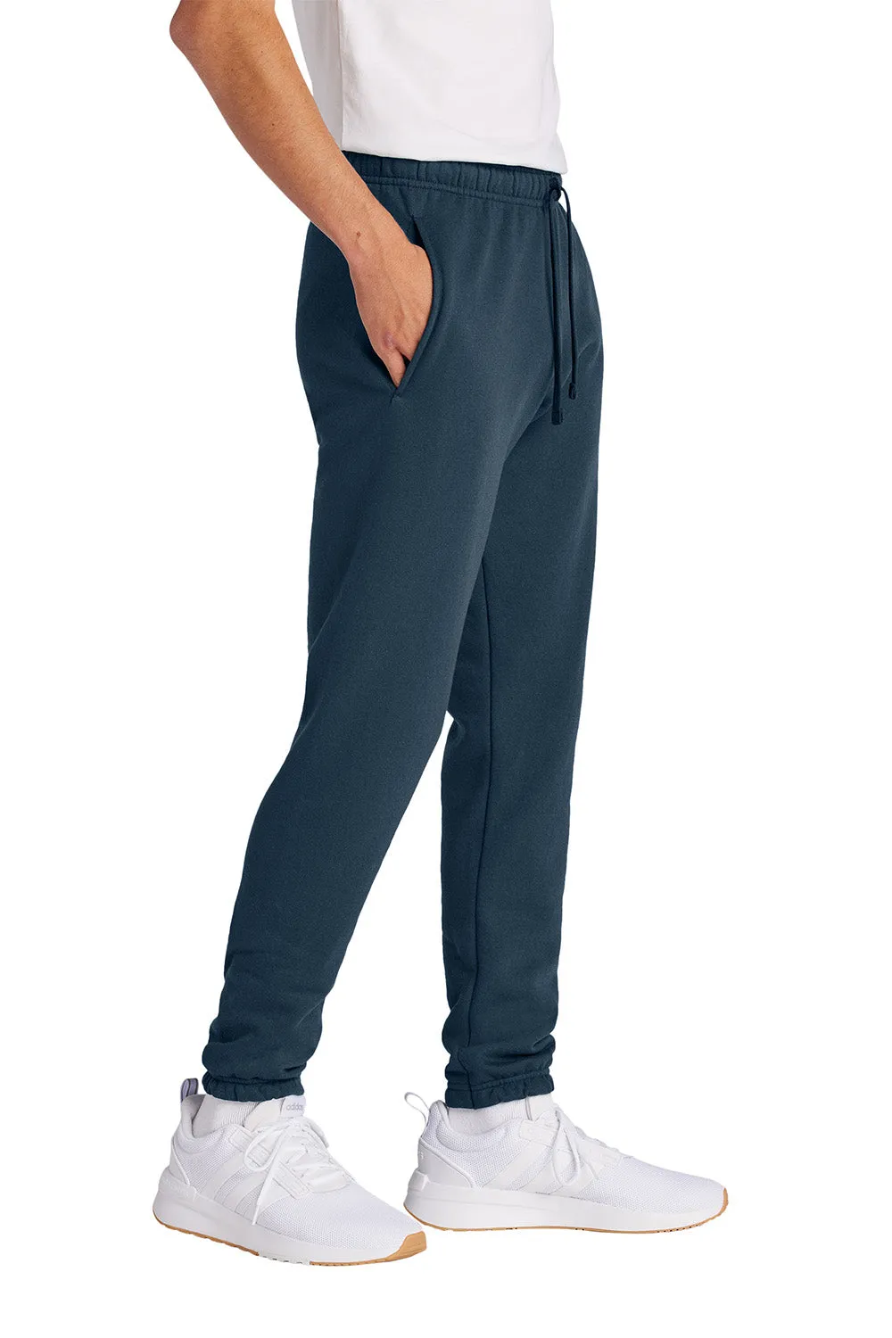 Port & Company Mens Core Fleece Sweatpants w/ Pockets - Navy Blue