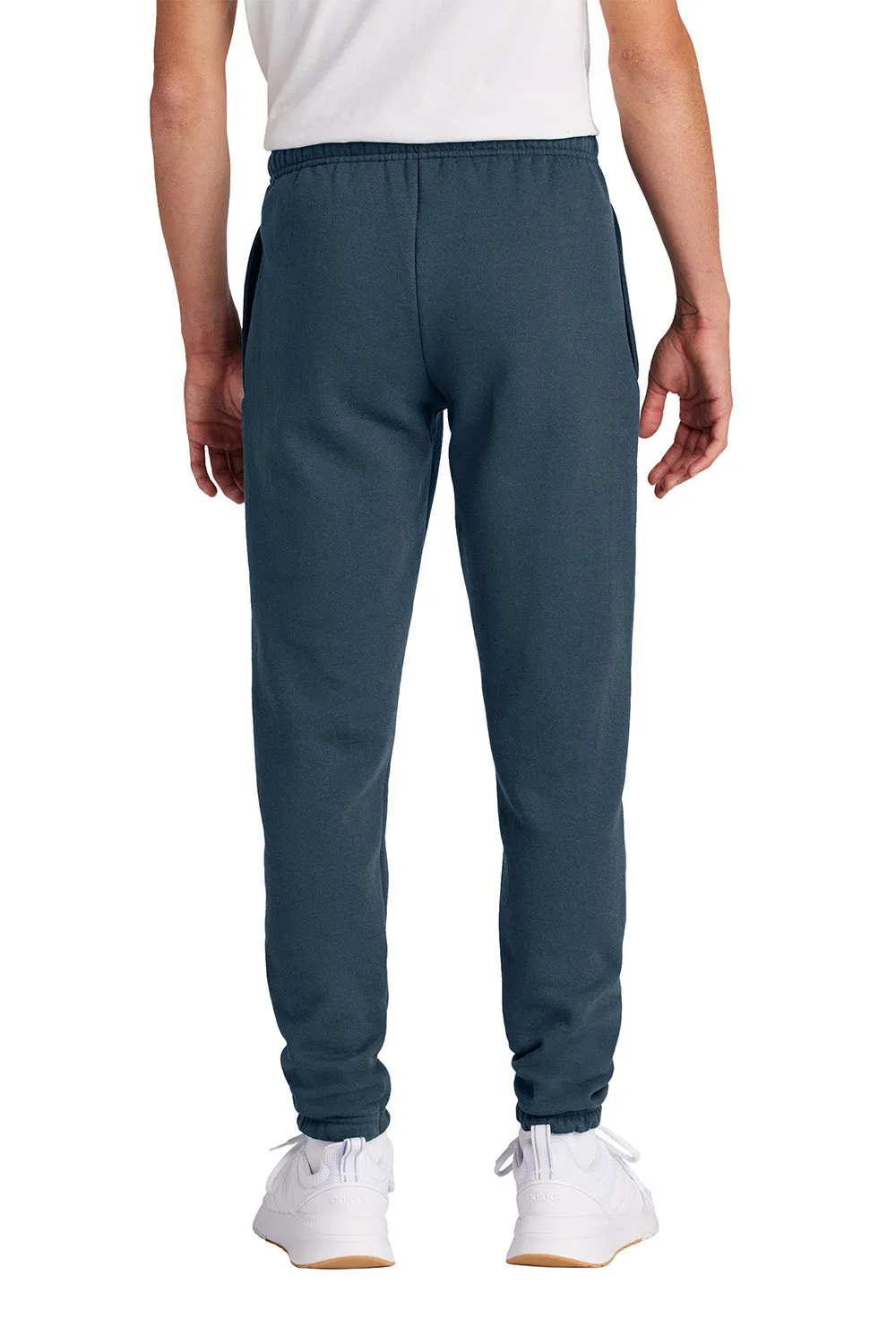 Port & Company Mens Core Fleece Sweatpants w/ Pockets - Navy Blue