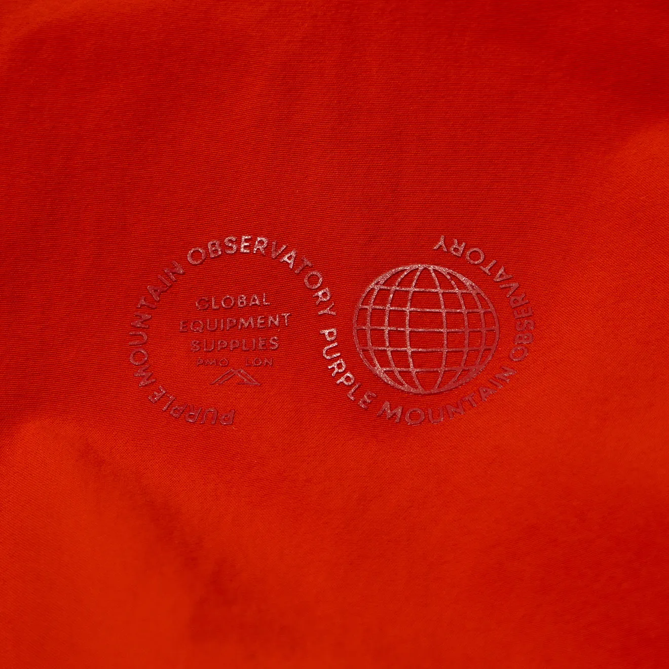 Purple Mountain Observatory Climate Hooded Jacket Orange