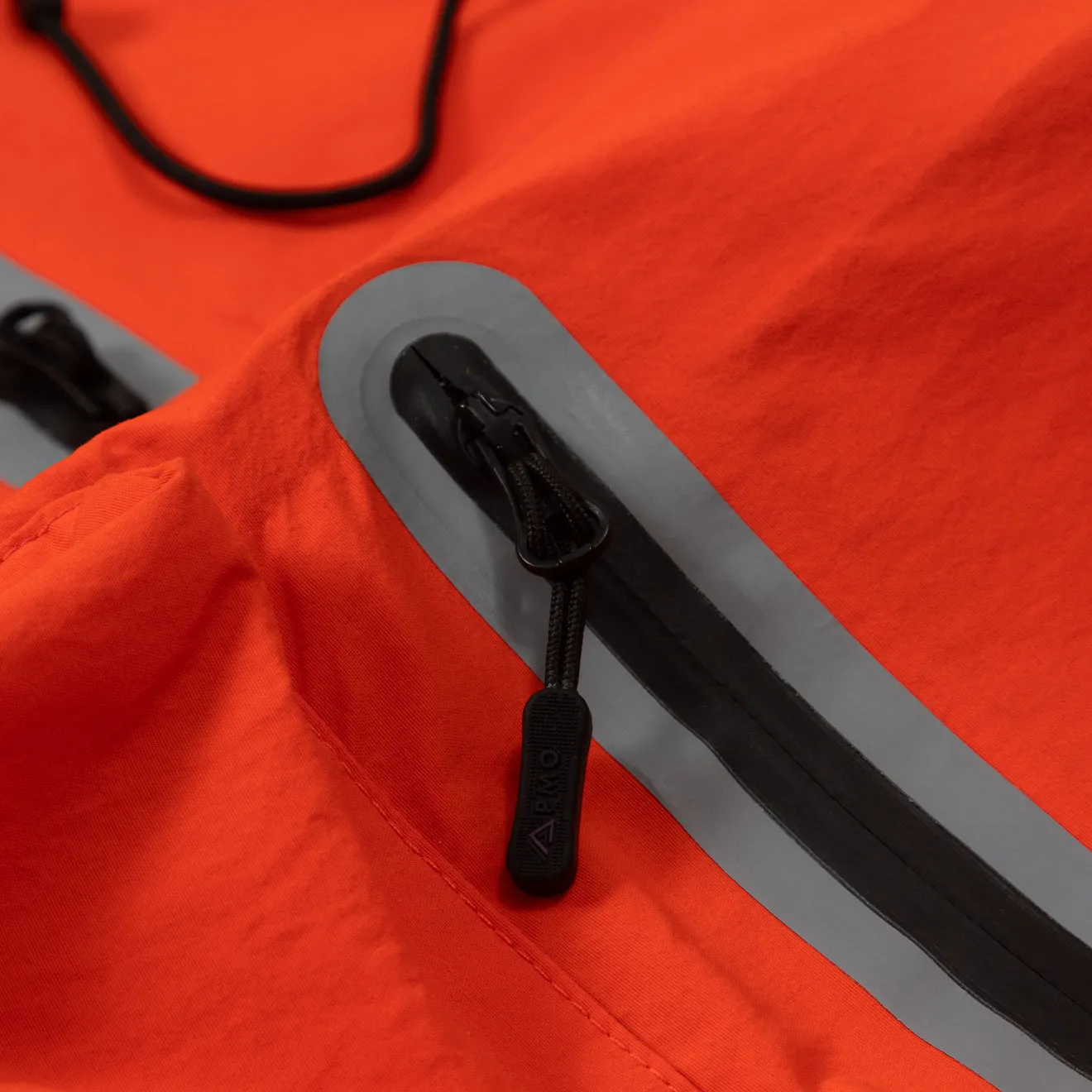 Purple Mountain Observatory Climate Hooded Jacket Orange
